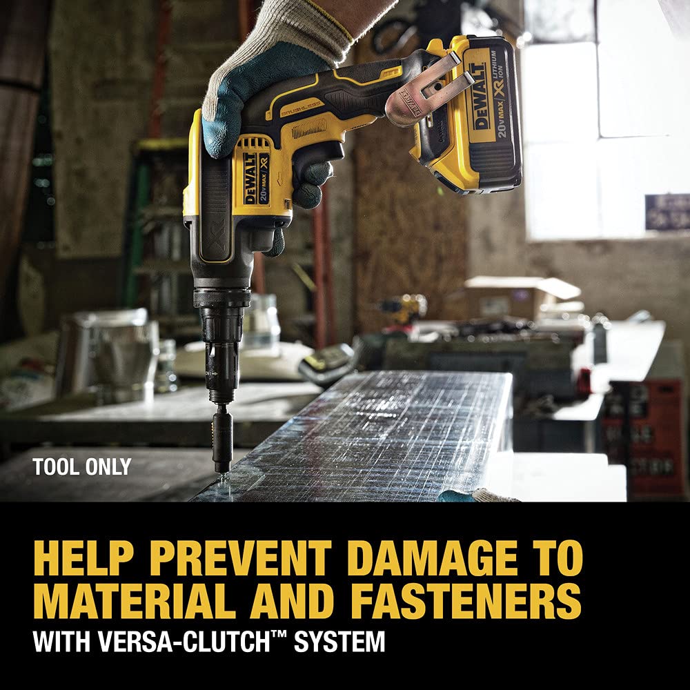 dewalt-20v-max-xr-dcf622b-brushless-versa-clutch-screw-gun-tool-only image 4
