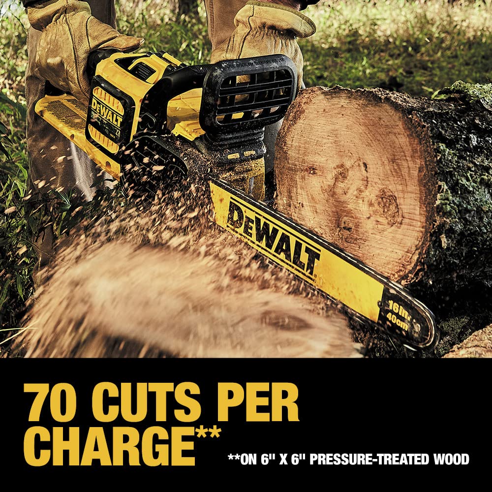 dewalt-flexvolt-dccs670t1-60v-max-16-inch-cordless-chainsaw-kit-with-2-0ah-batte image 7