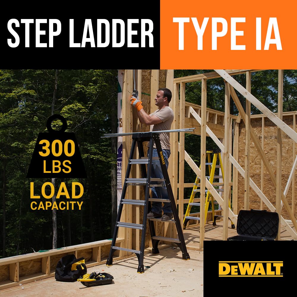 dewalt-dxl3010-04-type-ia-fiberglass-stepladder-4-ft-300-lb-capacity image 2