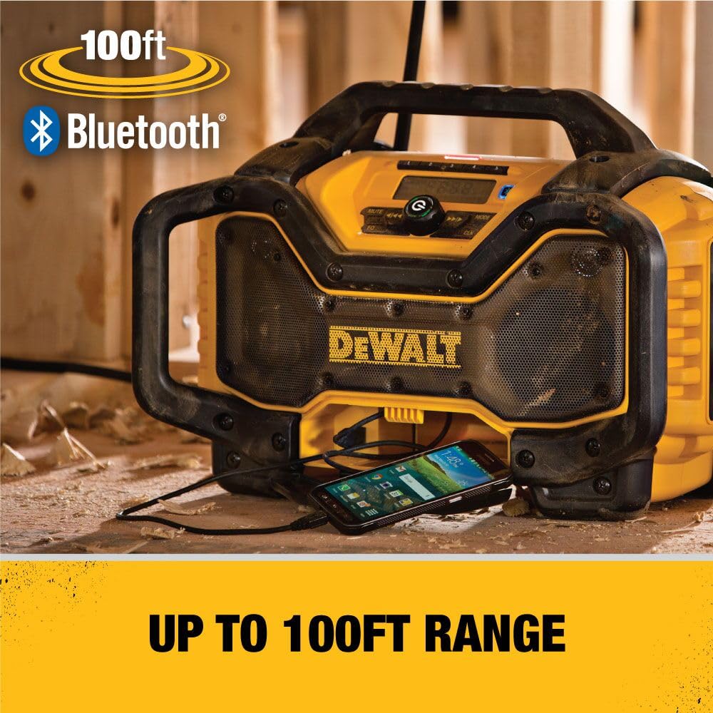 dewalt-dcr025-20v-max-bluetooth-radio-and-battery-charger image 4