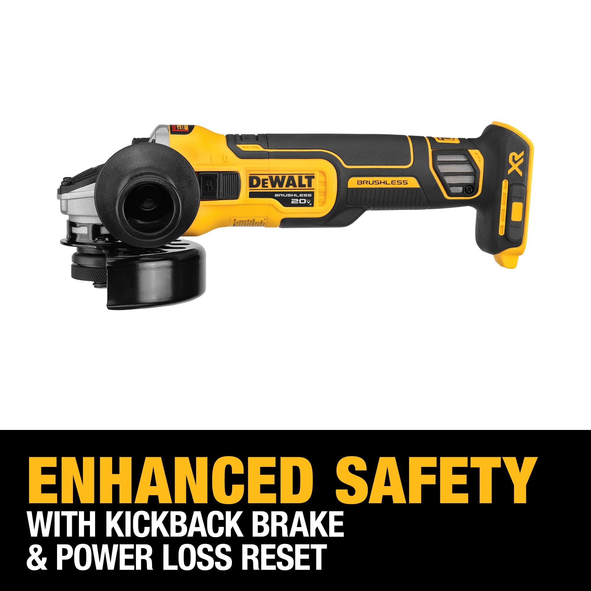 dewalt-dcg405b-20v-max-xr-4-1-2-inch-angle-grinder-with-kickback-brake-tool-only image 5