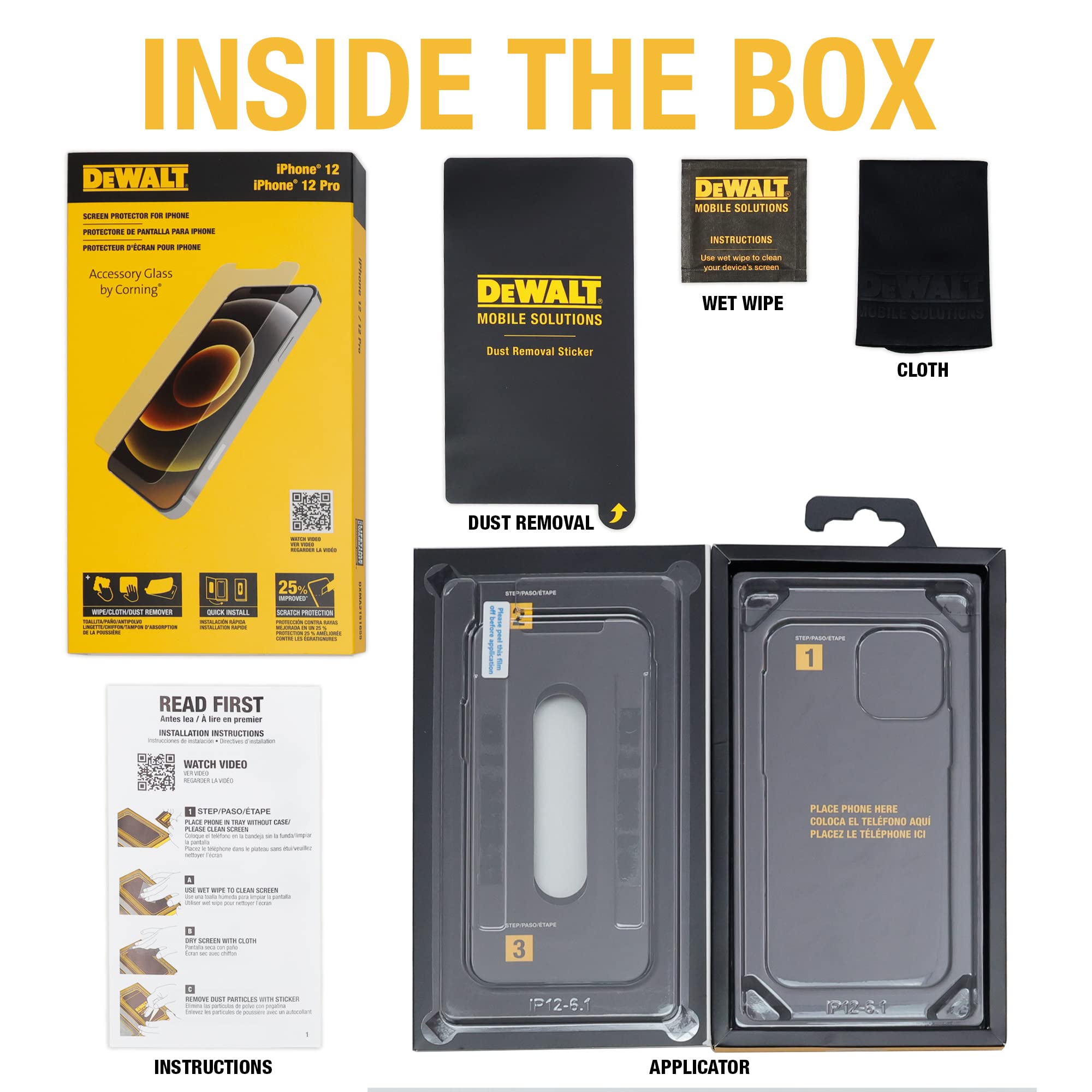 dewalt-tempered-glass-screen-protector-for-iphone-12-mini image 6