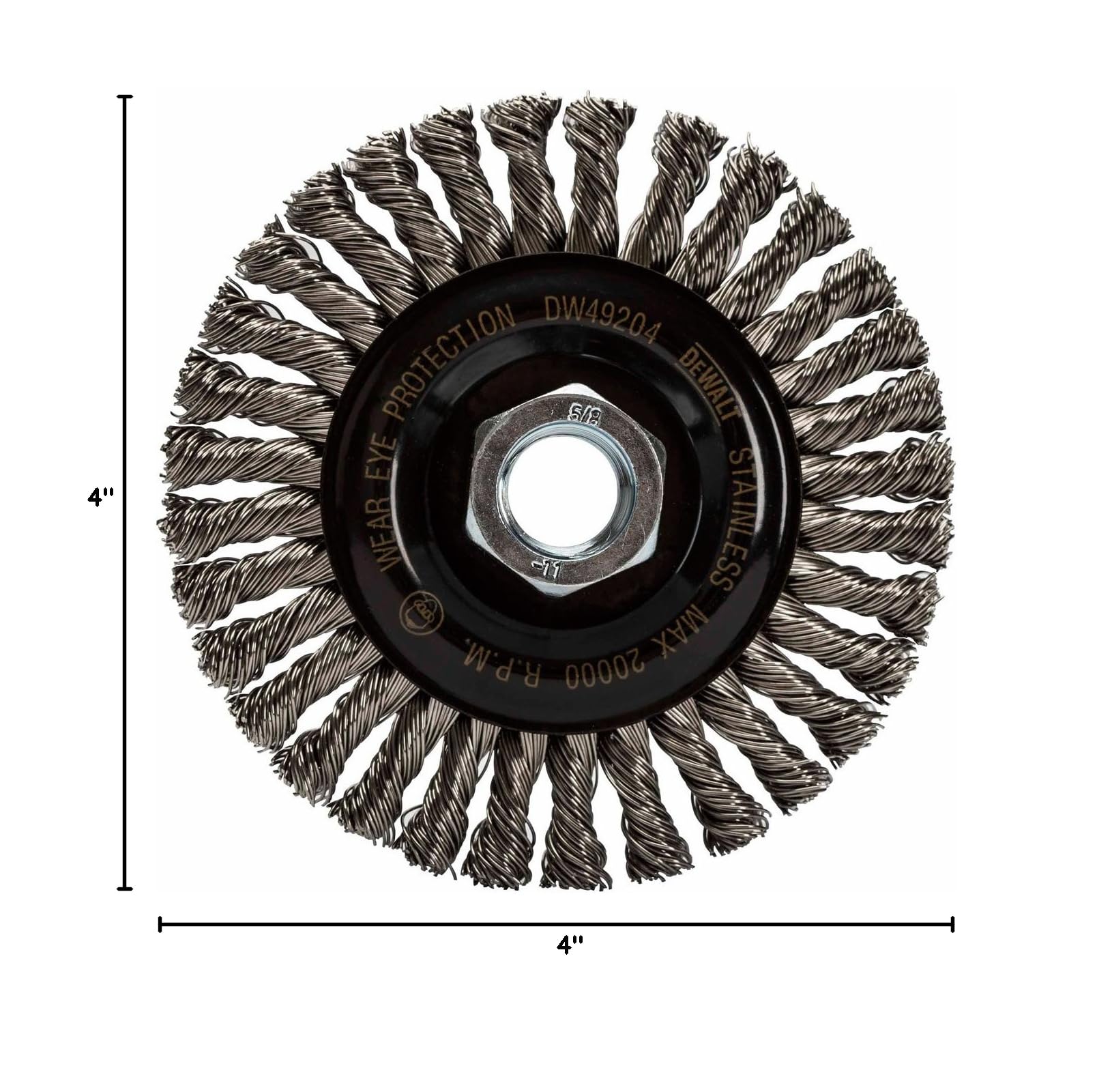 dewalt-dw49204-high-performance-stainless-stringer-bead-wire-wheel-4-in-x-5-8-in image 2