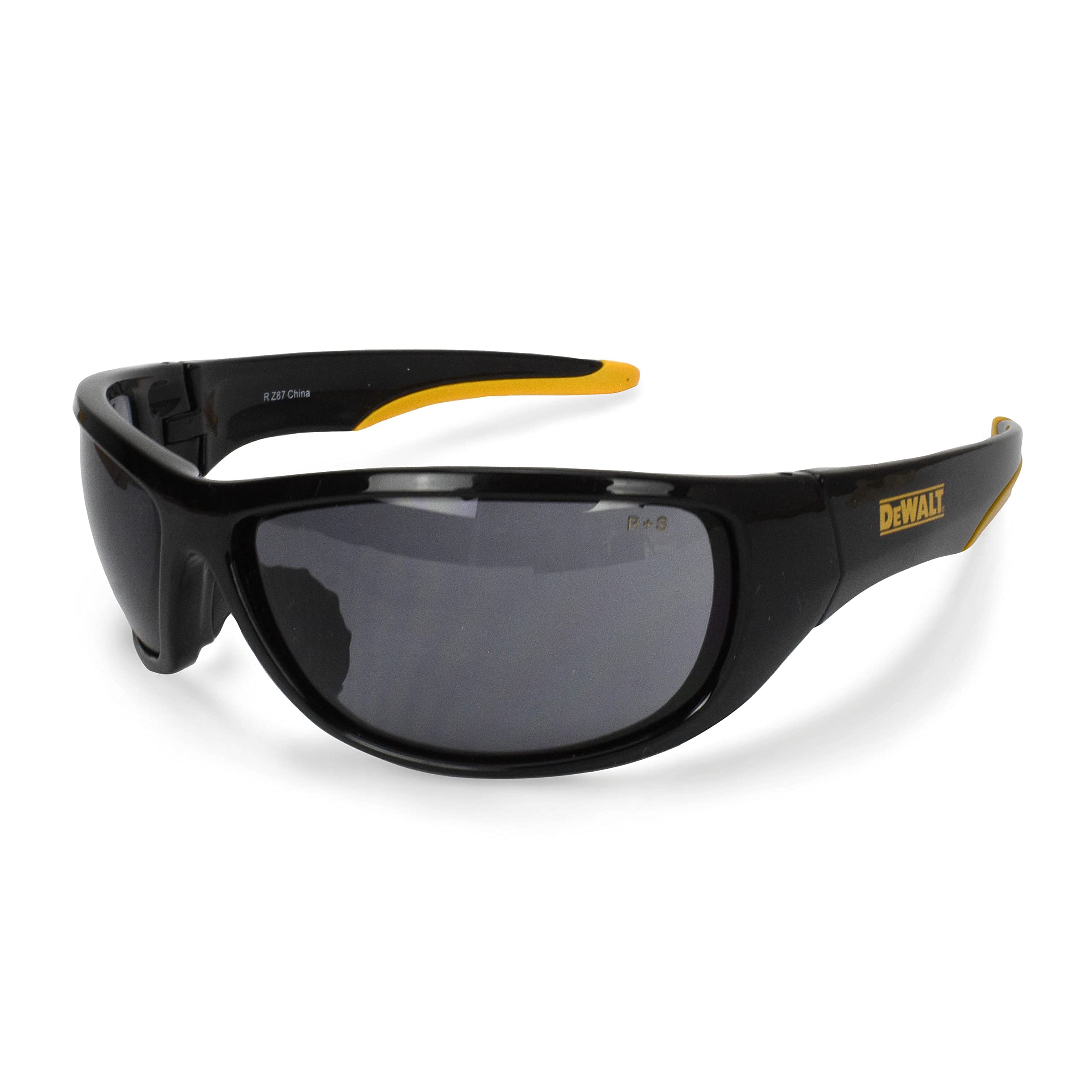 dewalt-dpg94-2c-dominator-safety-glasses-black-frame-smoke-lens image 1