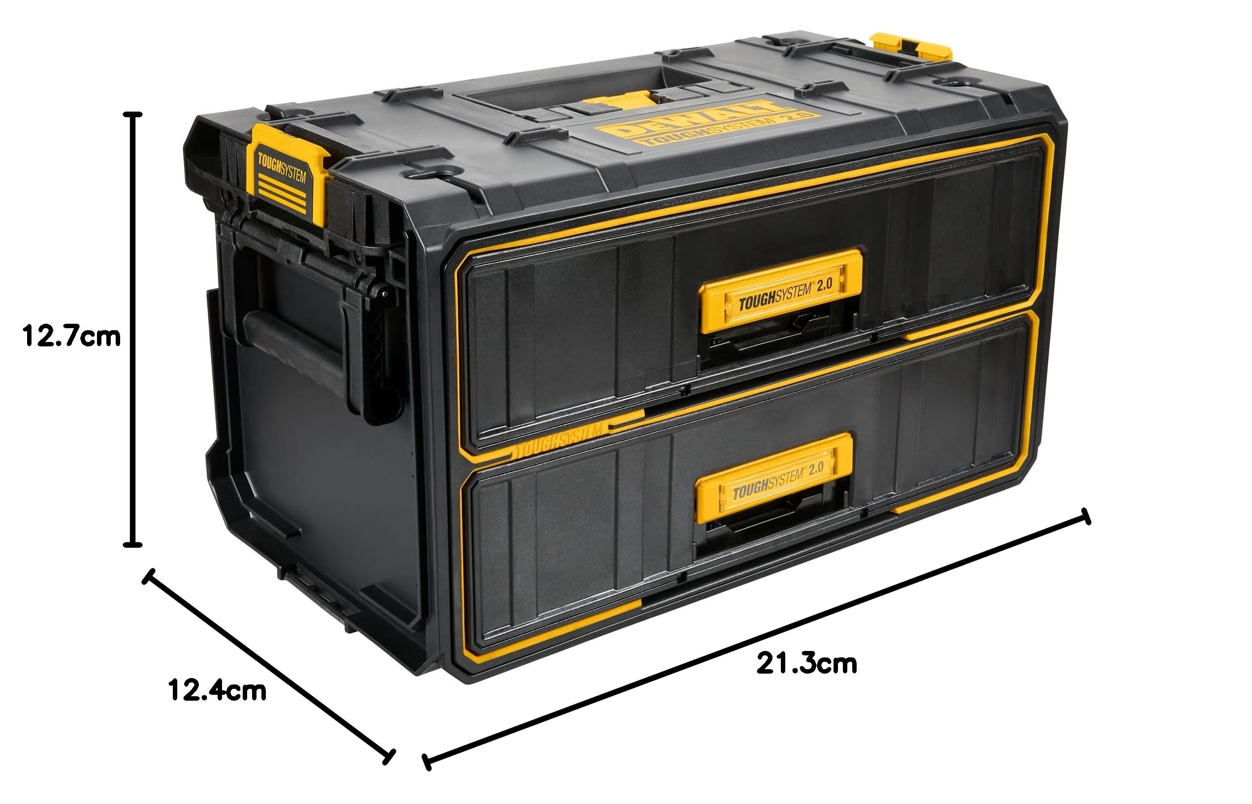 dewalt-toughsystem-2-0-two-drawer-tool-box-dwst08320-22-lb-capacity image 6