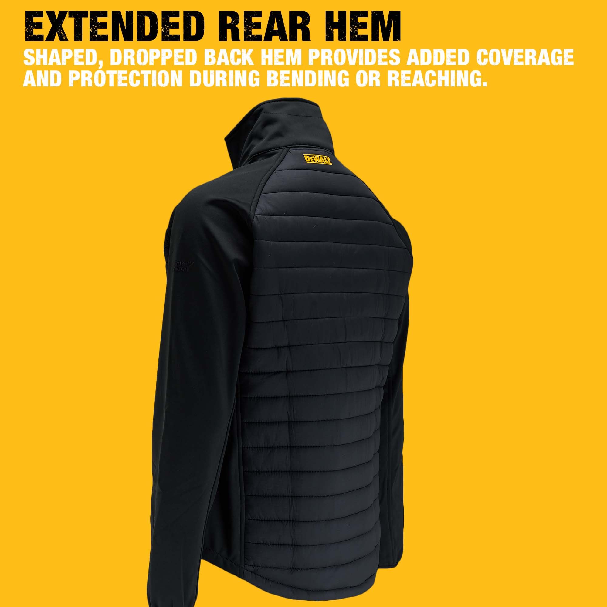 dewalt-men-s-hybrid-work-jacket-lightweight-water-resistant-insulated image 5