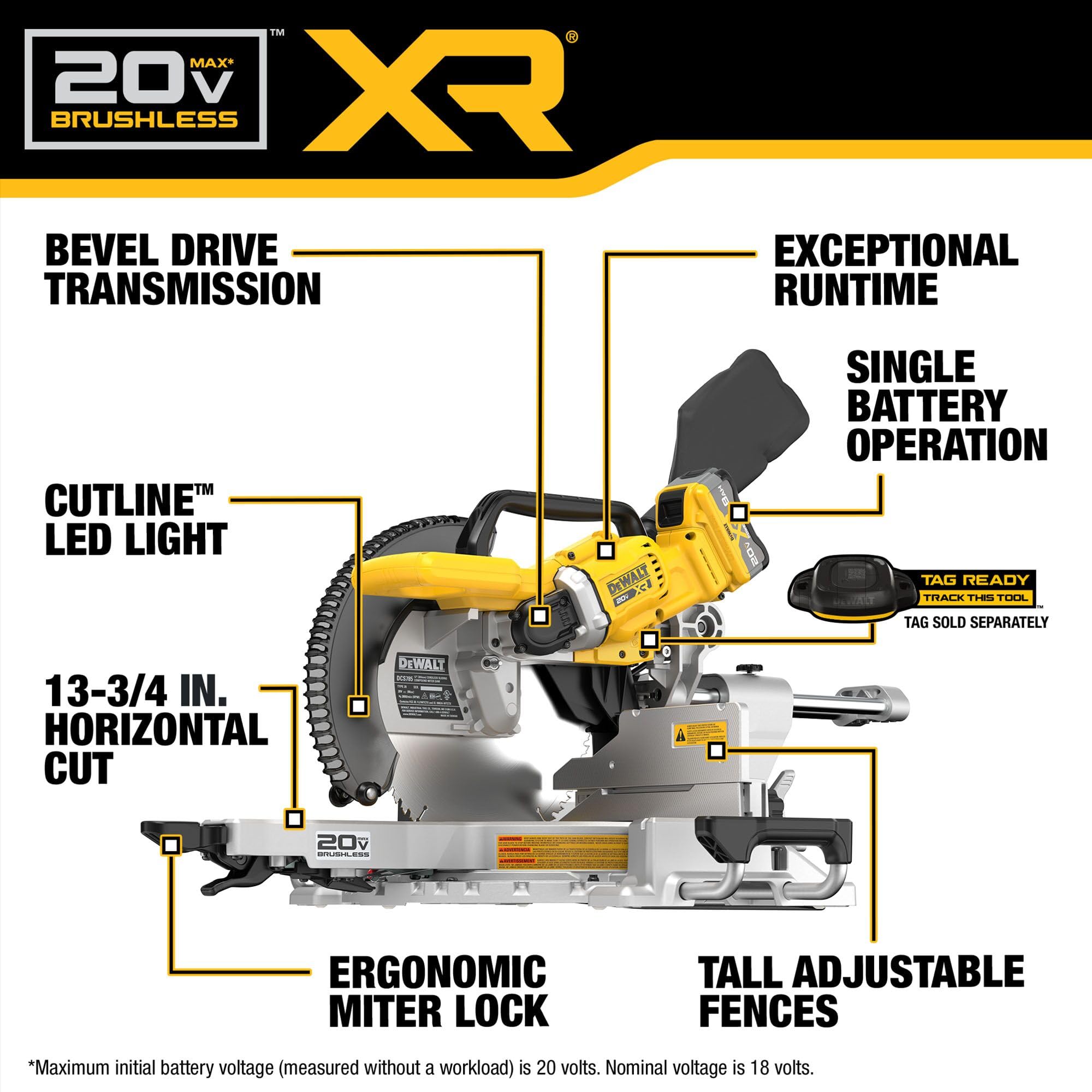 dewalt-dcs785ww1-20v-max-xr-12-in-double-bevel-sliding-miter-saw-kit image 4
