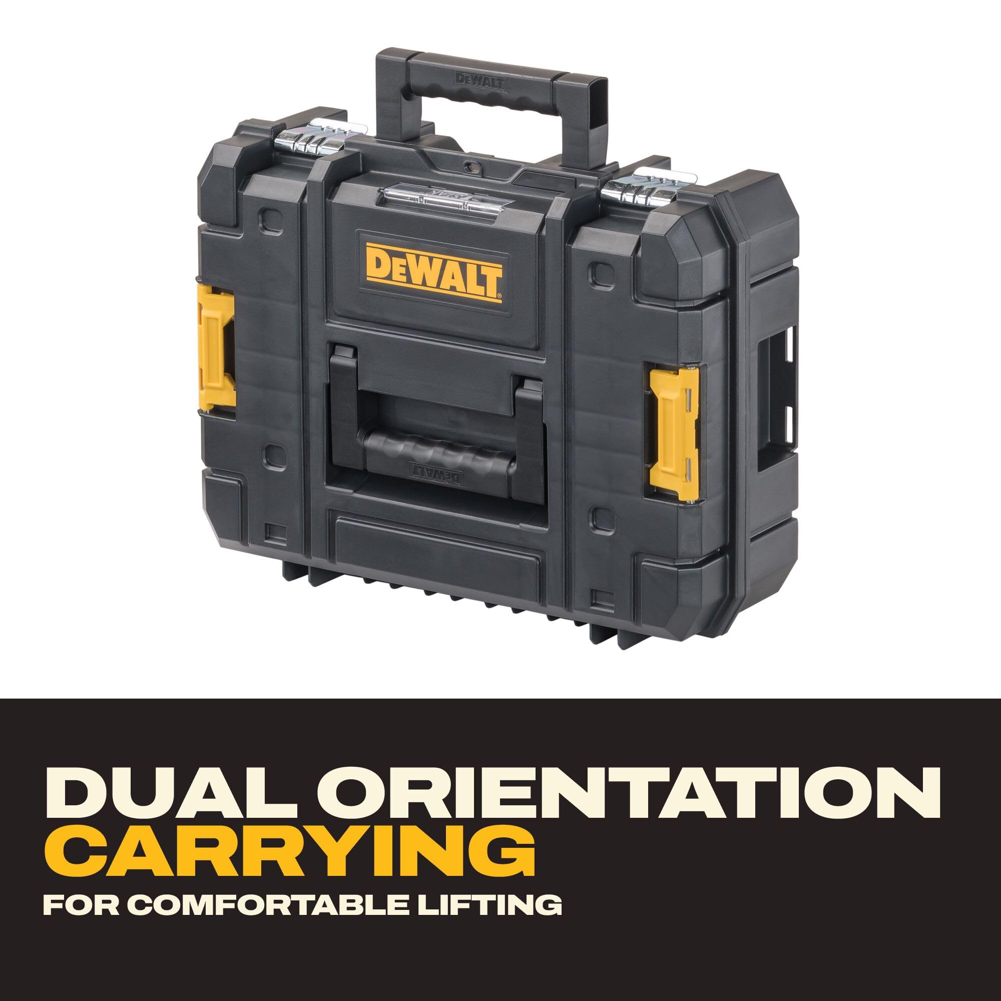 dewalt-tstak-ii-tool-box-13-inch-flat-top-stackable-heavy-duty-dwst17807 image 4