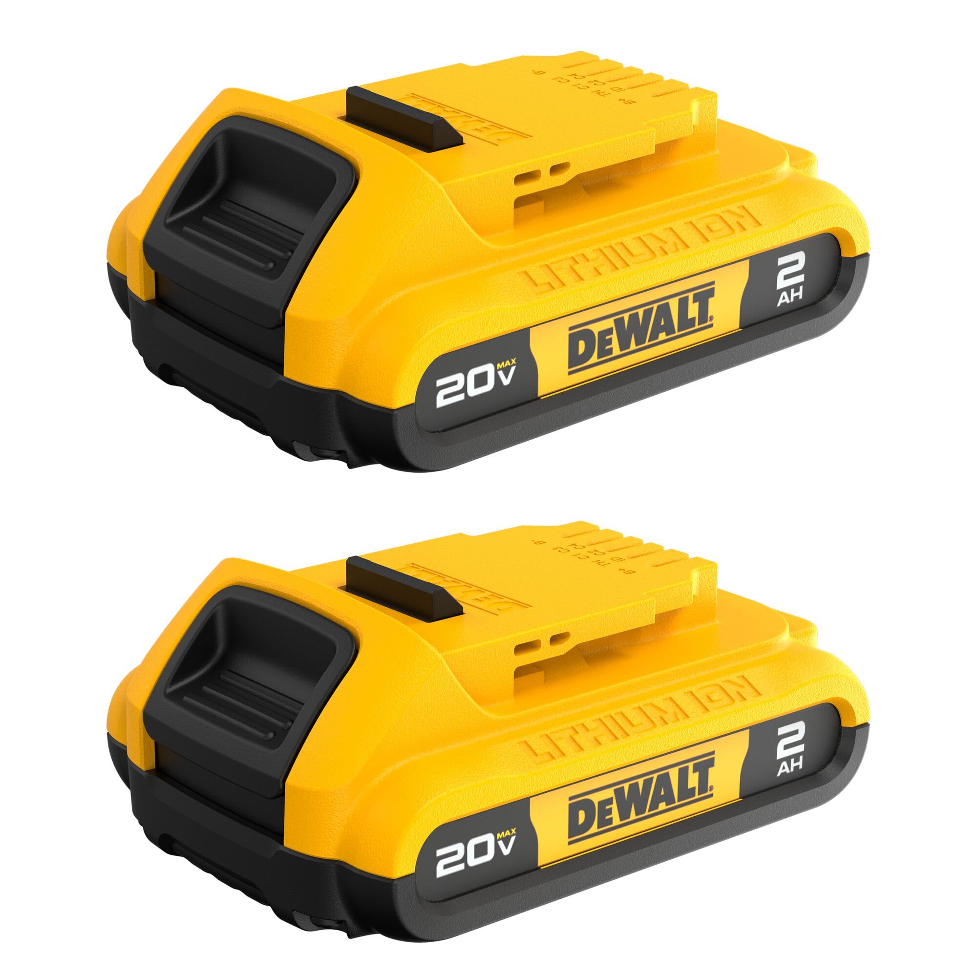 dewalt-dcb203-2-20v-max-compact-2ah-battery-2-pack-with-3-led-fuel-gauge image 1