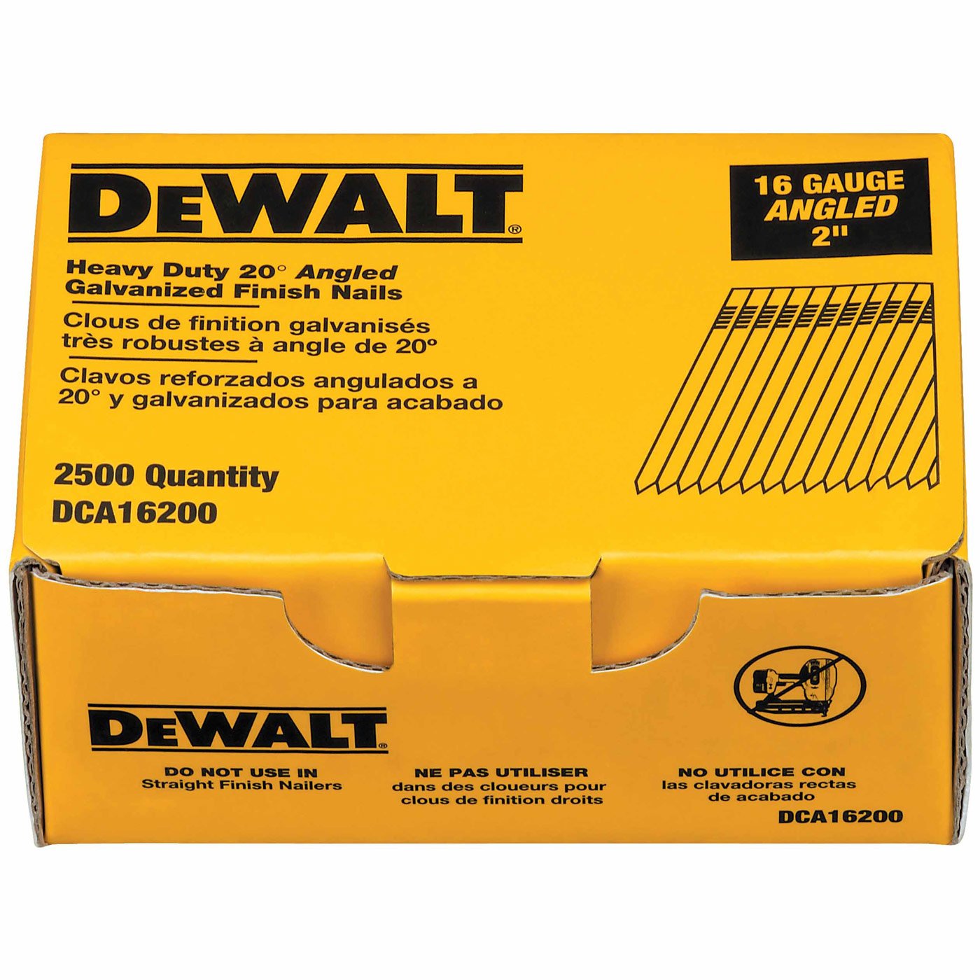dewalt-dca16200-2-inch-16-gauge-20-degree-finish-nails-2500-pack image 1