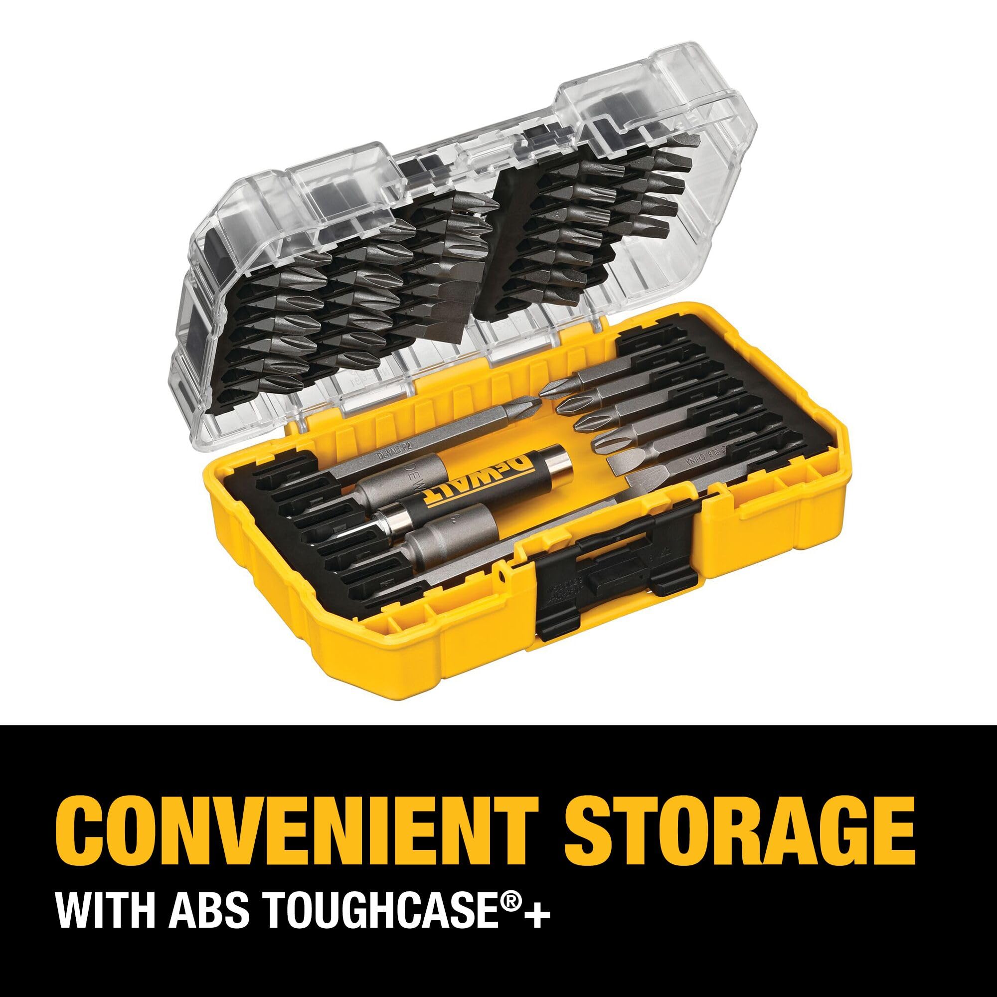 dewalt-dw2166-45-piece-screwdriver-bit-set-with-tough-case image 3