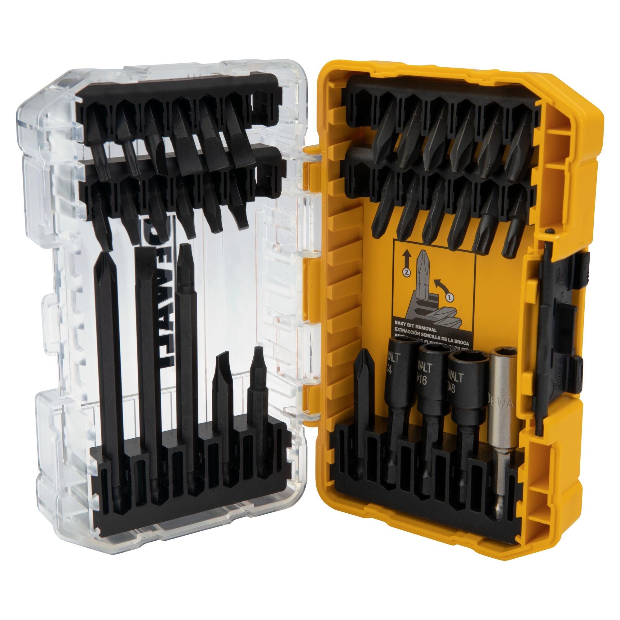 dewalt-dw2153-34-piece-impact-ready-screwdriver-bit-set-with-toughcase image 6