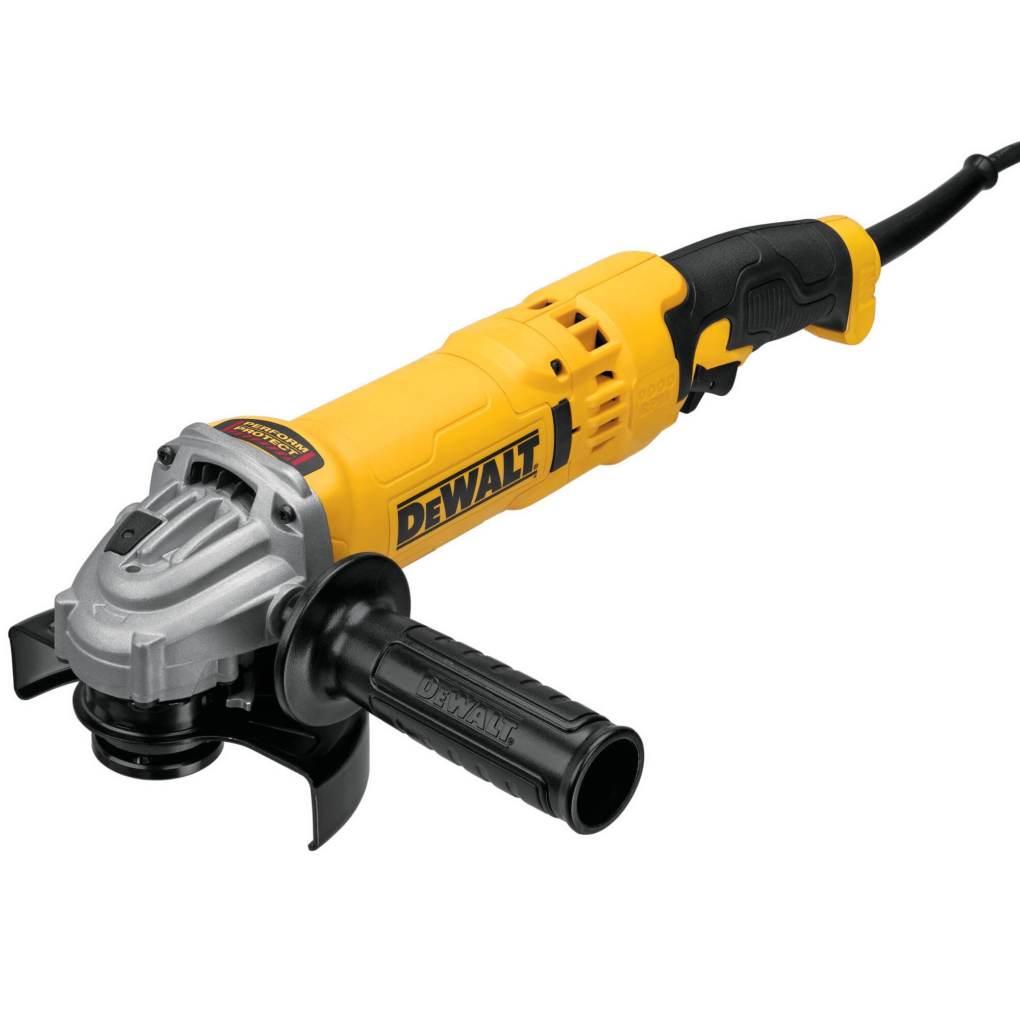 dewalt-dwe43113-4-1-2-in-5-in-13-amp-angle-grinder-with-trigger-switch image 2