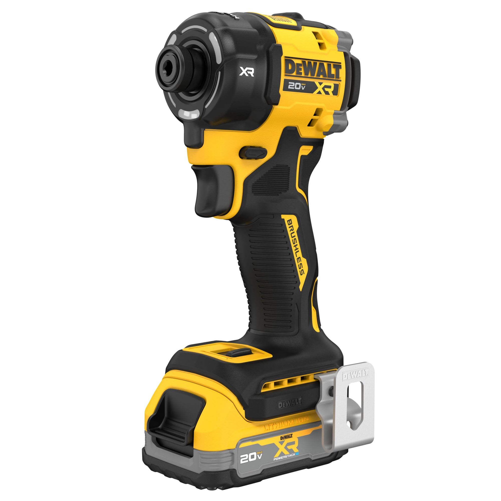 dewalt-20v-max-xr-1-4-in-quiet-hydraulic-impact-driver-kit-dcf870e1-with-powerst image 2