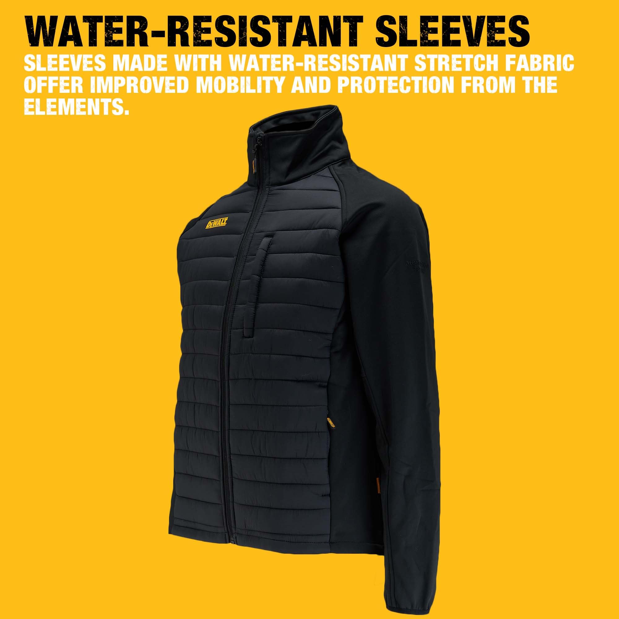 dewalt-men-s-hybrid-work-jacket-lightweight-water-resistant-insulated image 4