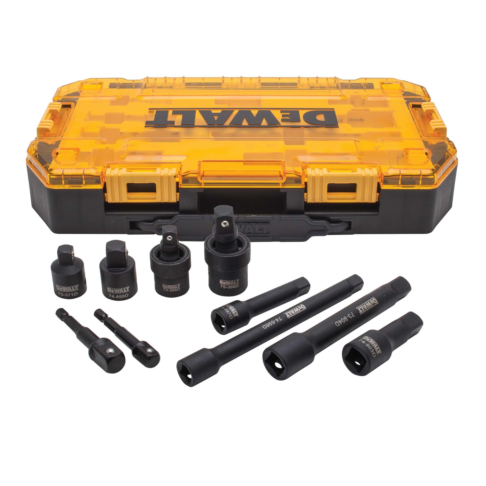 dewalt-dwmt74741-10-piece-metric-impact-socket-set-with-extensions-and-adapters- image 1