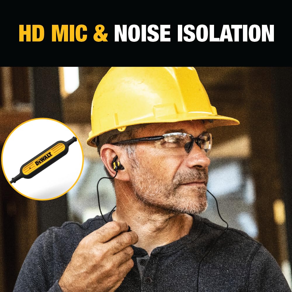 dewalt-heavy-duty-wired-earphones-with-microphone-3-5mm-ipx6 image 4