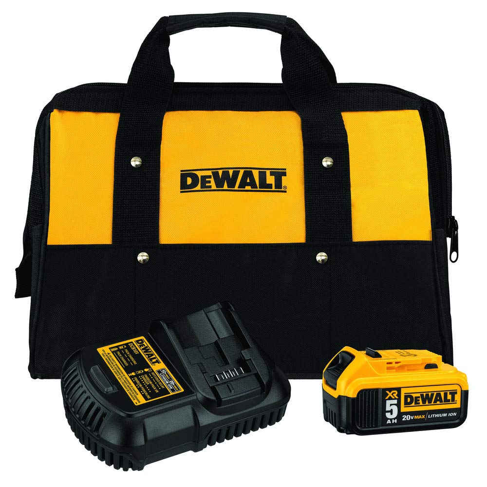 dewalt-20v-max-5ah-xr-battery-charger-kit-with-bag-dcb205ck image 1