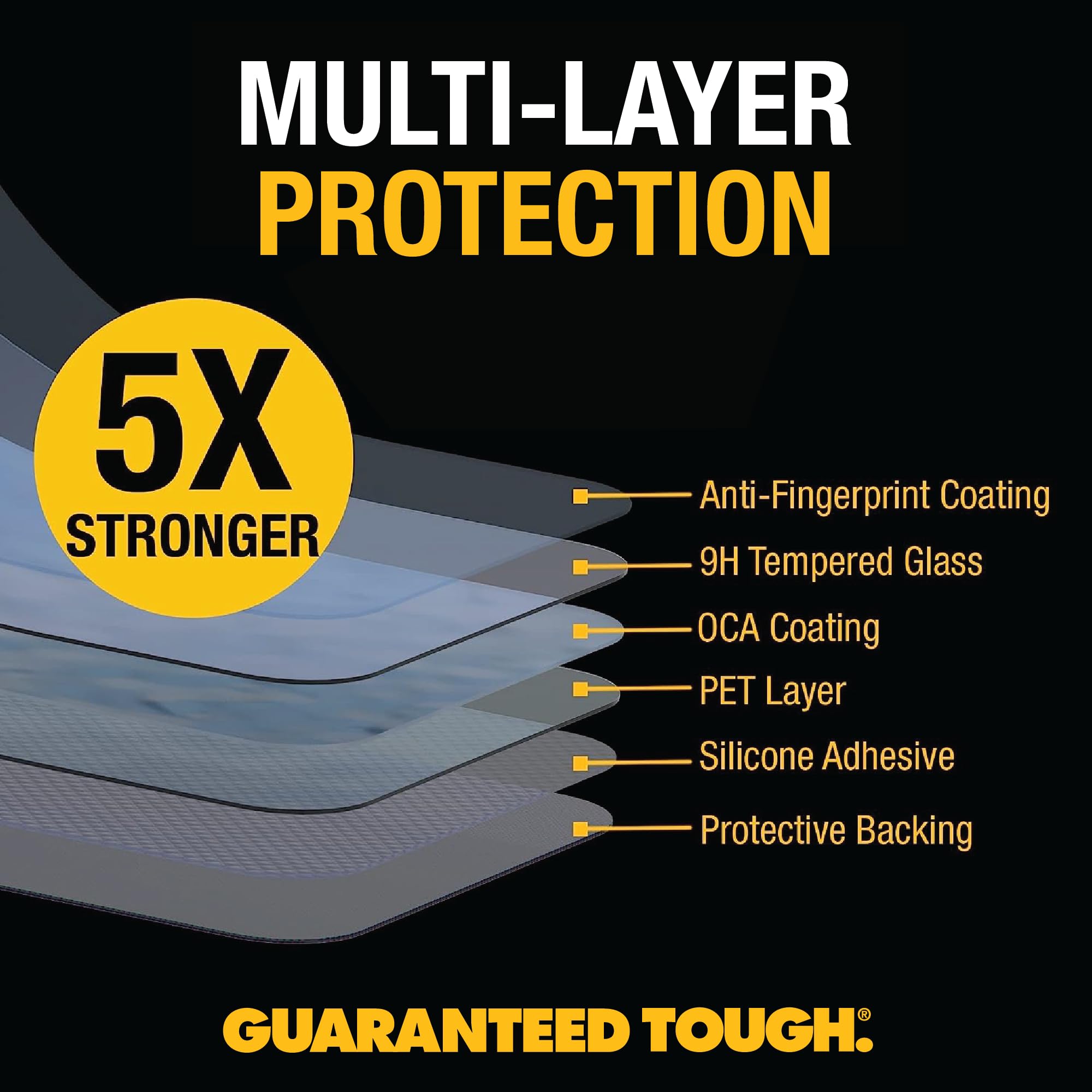 dewalt-heavy-duty-tempered-glass-screen-protector-for-iphone-12-pro-max-2-pack image 5