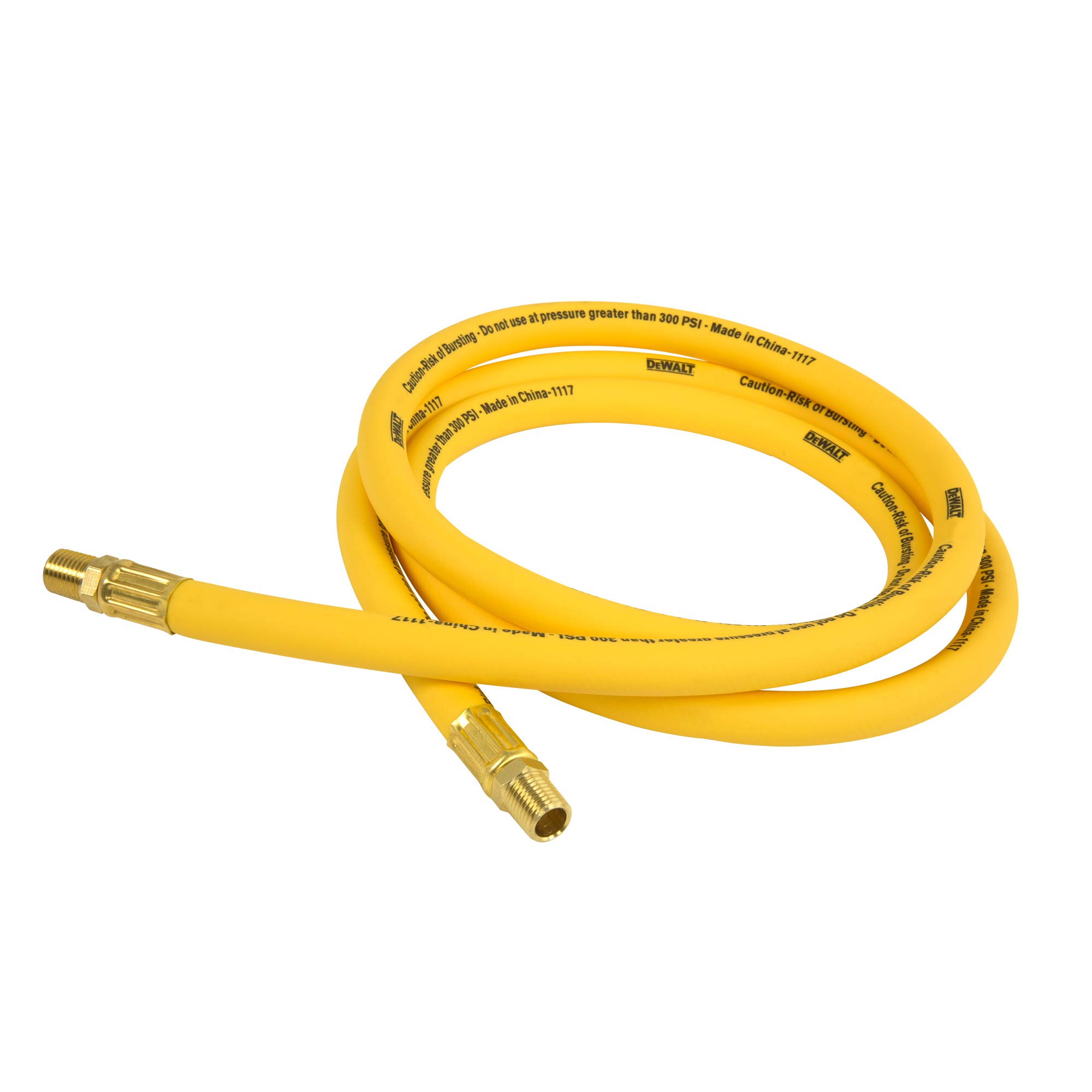 dewalt-dxcm012-0226-1-2-in-x-6-ft-premium-hybrid-lead-in-hose-yellow image 1