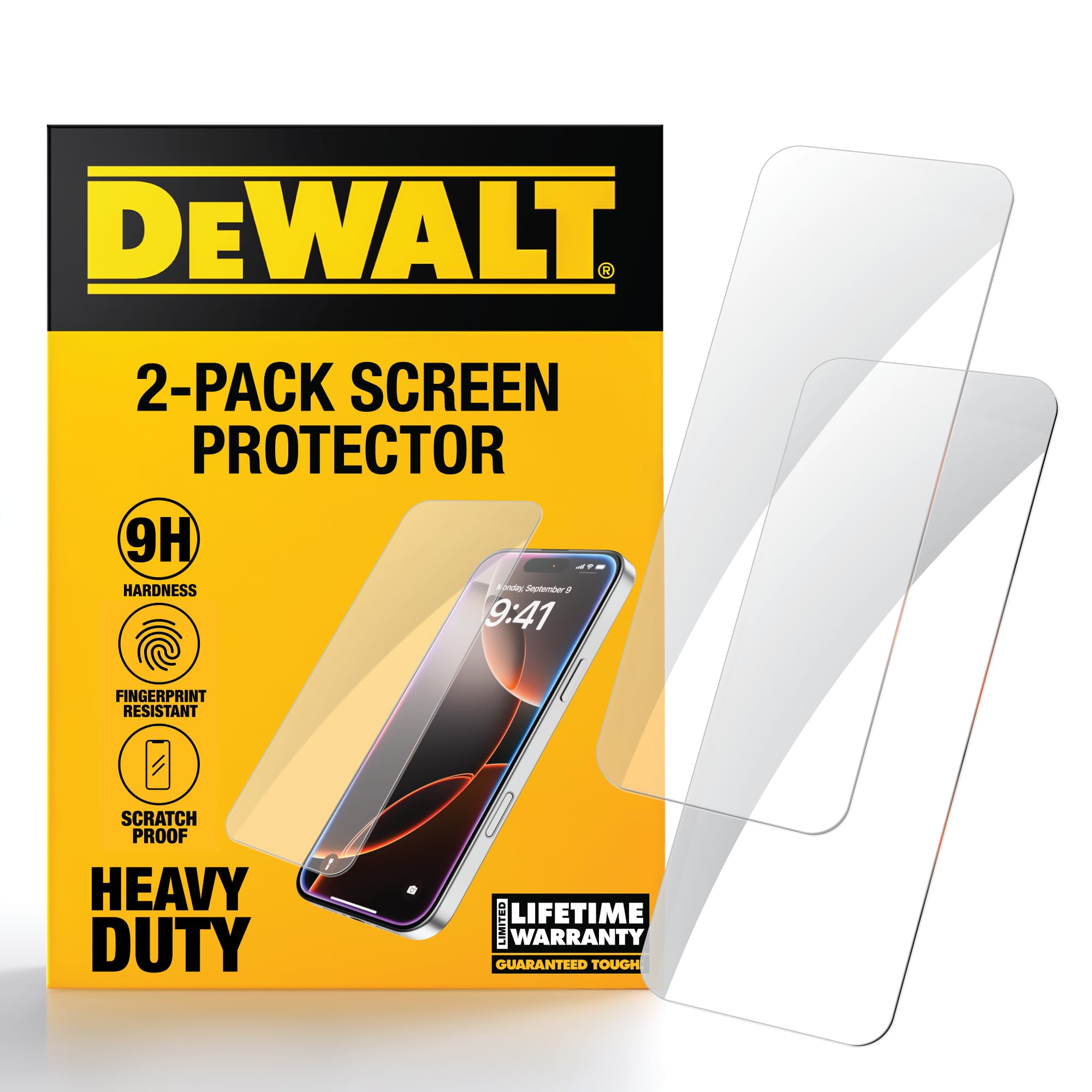 dewalt-heavy-duty-tempered-glass-screen-protector-for-iphone-12-pro-max-2-pack image 8
