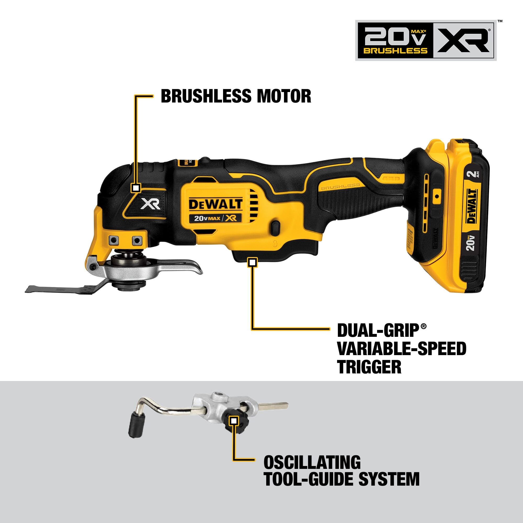 dewalt-20v-max-9-tool-cordless-combo-kit-dck940d2-with-drill-impact-saws-grinder image 6