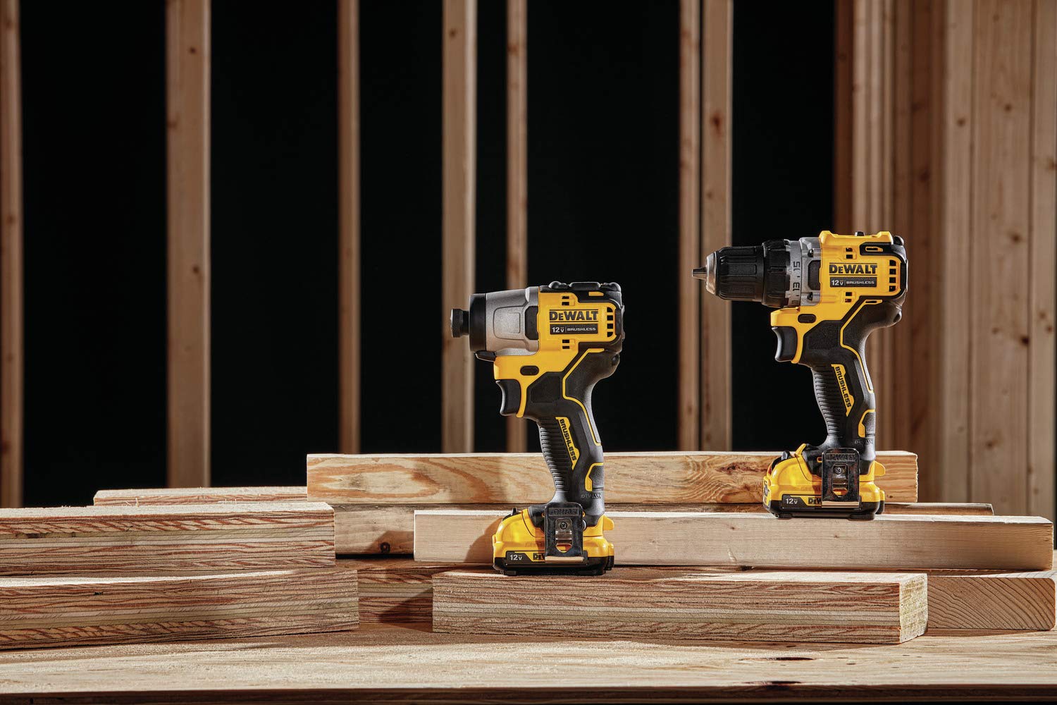 dewalt-xtreme-12v-max-brushless-cordless-drill-impact-driver-combo-kit-dck221f2 image 2