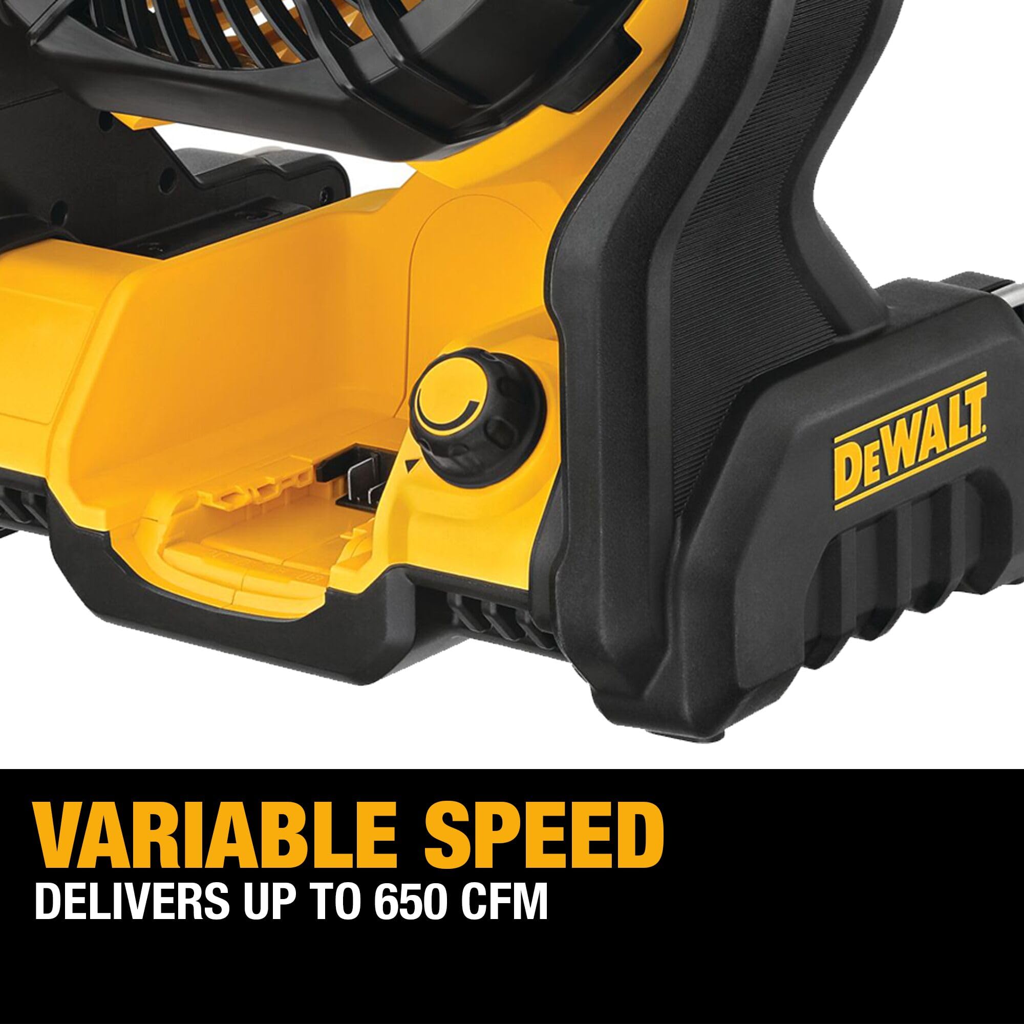 dewalt-20v-max-cordless-jobsite-fan-dce512b-variable-speed-650-cfm-tool-only image 5