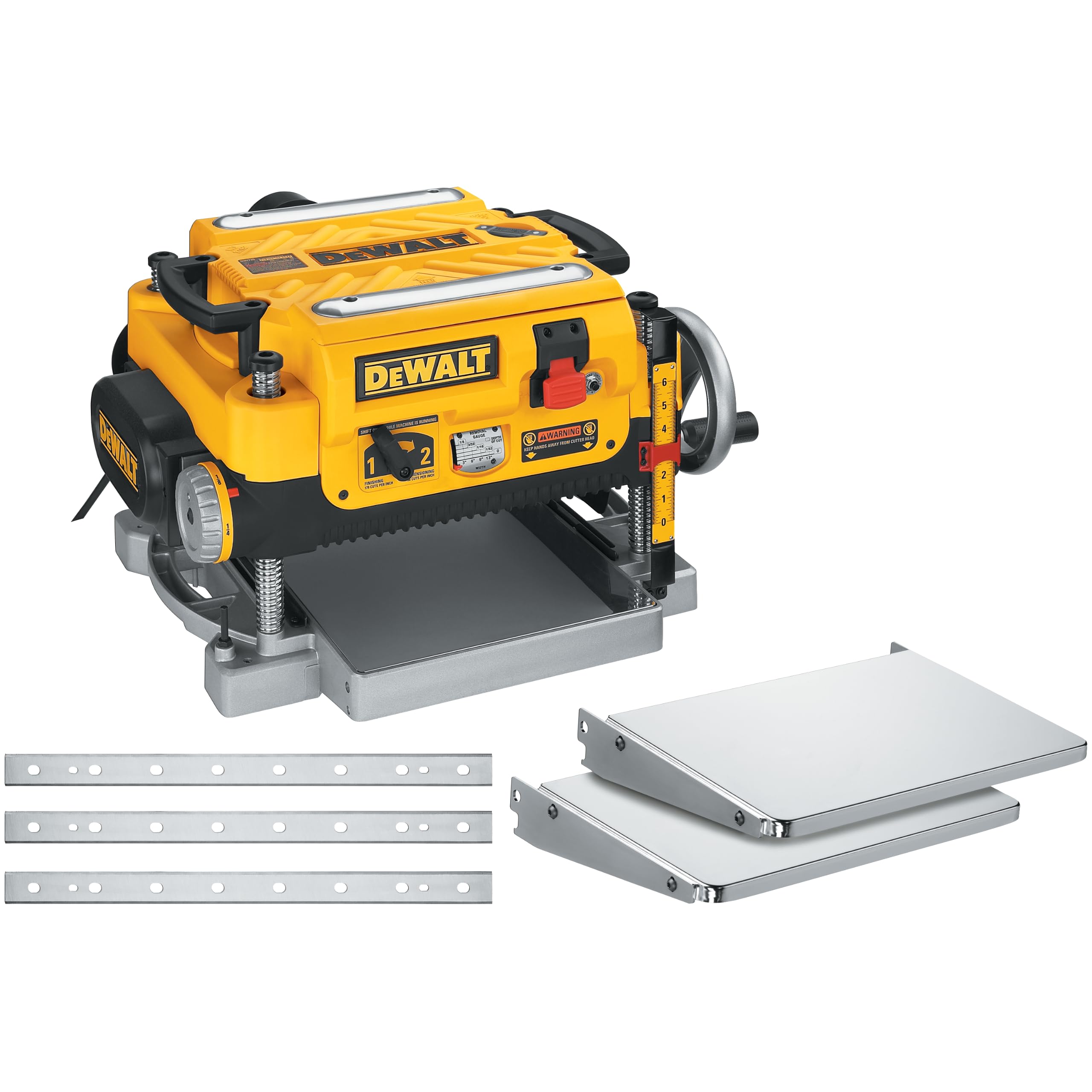 dewalt-13-inch-thickness-planer-three-knife-two-speed-dw735x image 1