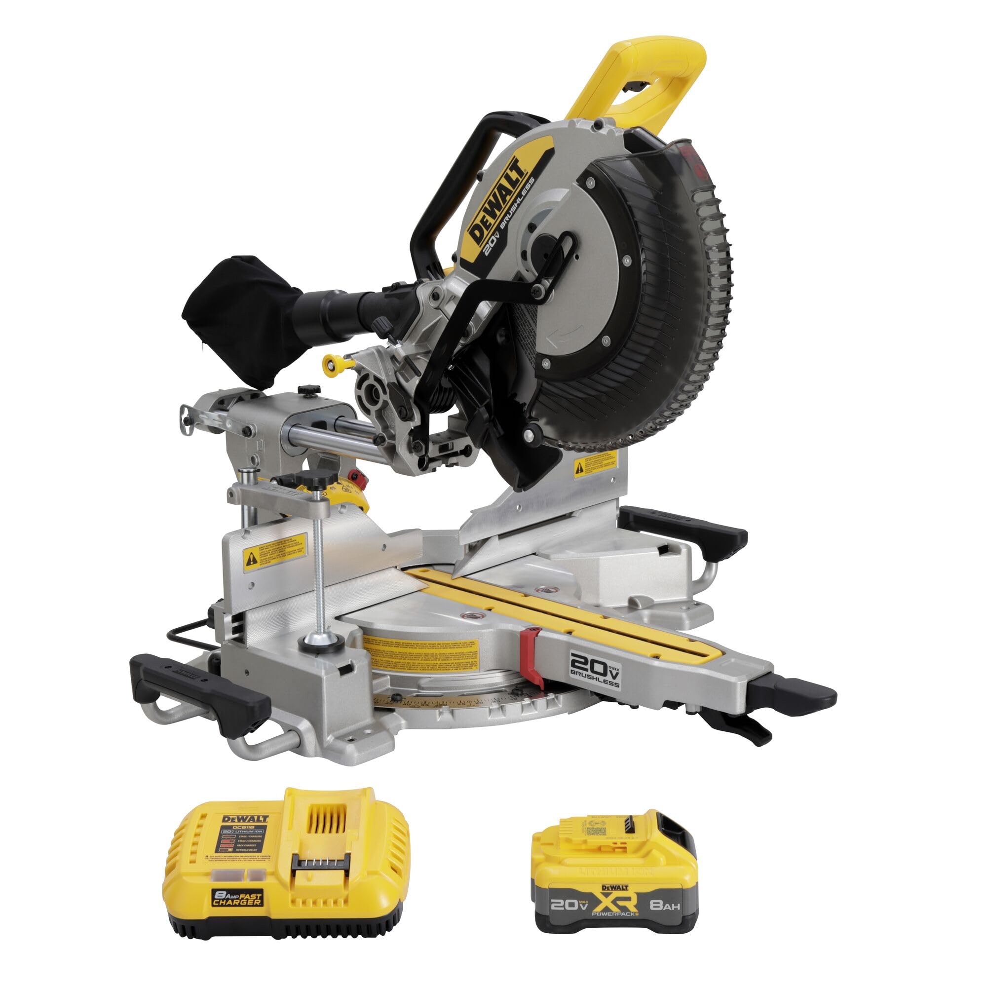dewalt-dcs785ww1-20v-max-xr-12-in-double-bevel-sliding-miter-saw-kit image 1
