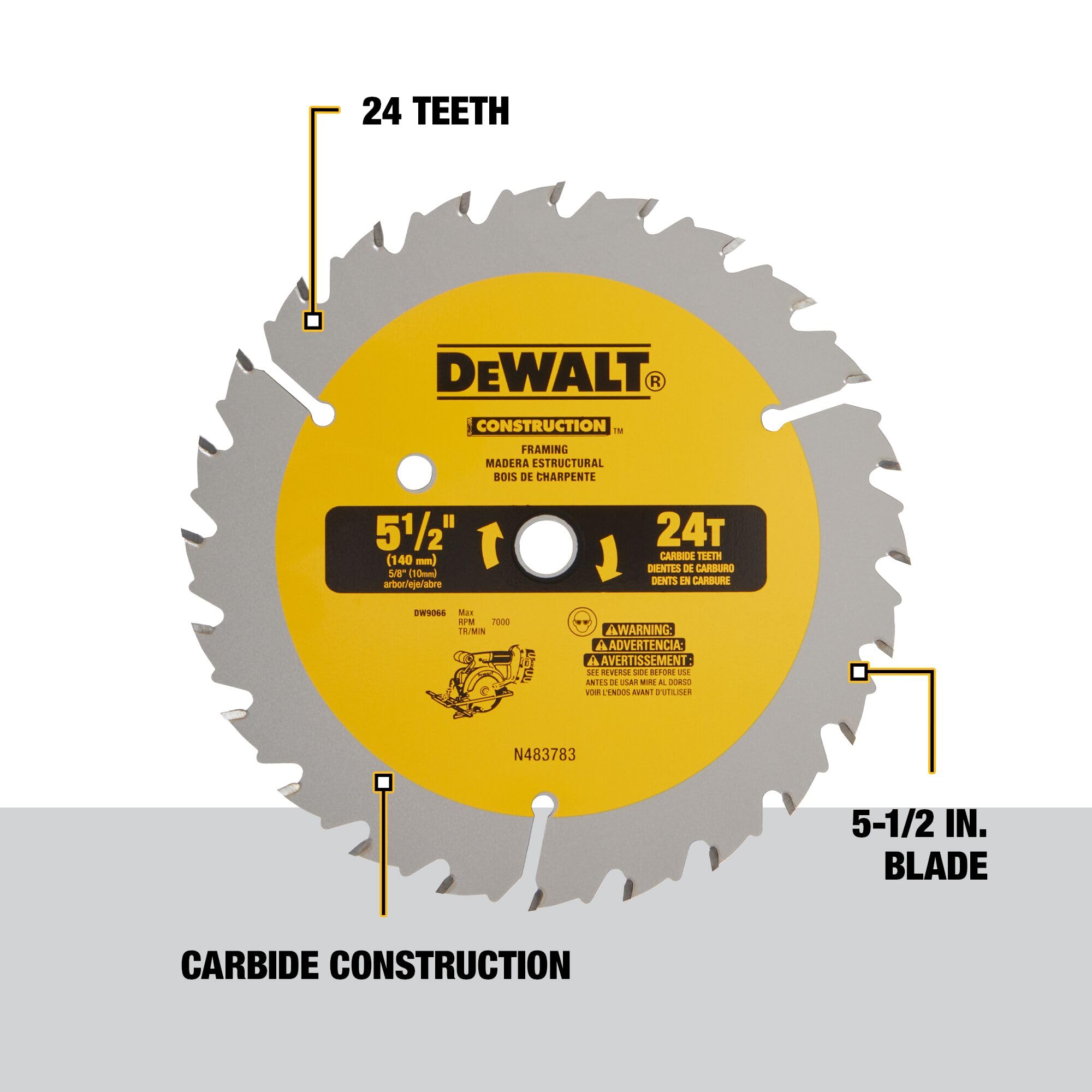 dewalt-dw9066-5-1-2-inch-24-tooth-carbide-circular-saw-blade-with-anti-stick-rim image 2