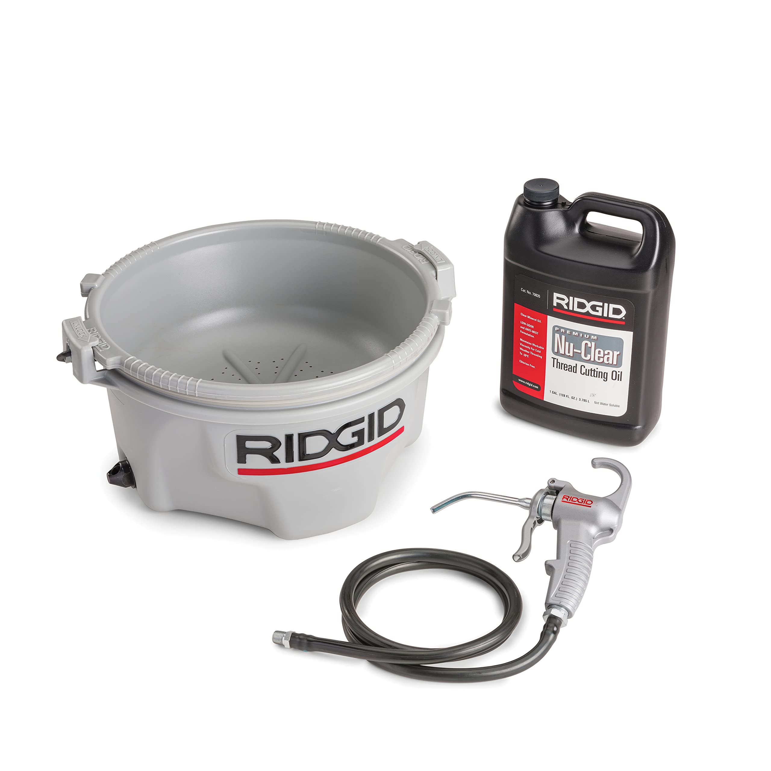 ridgid-418-handheld-oiler-bucket-with-1-gallon-thread-cutting-oil image 1