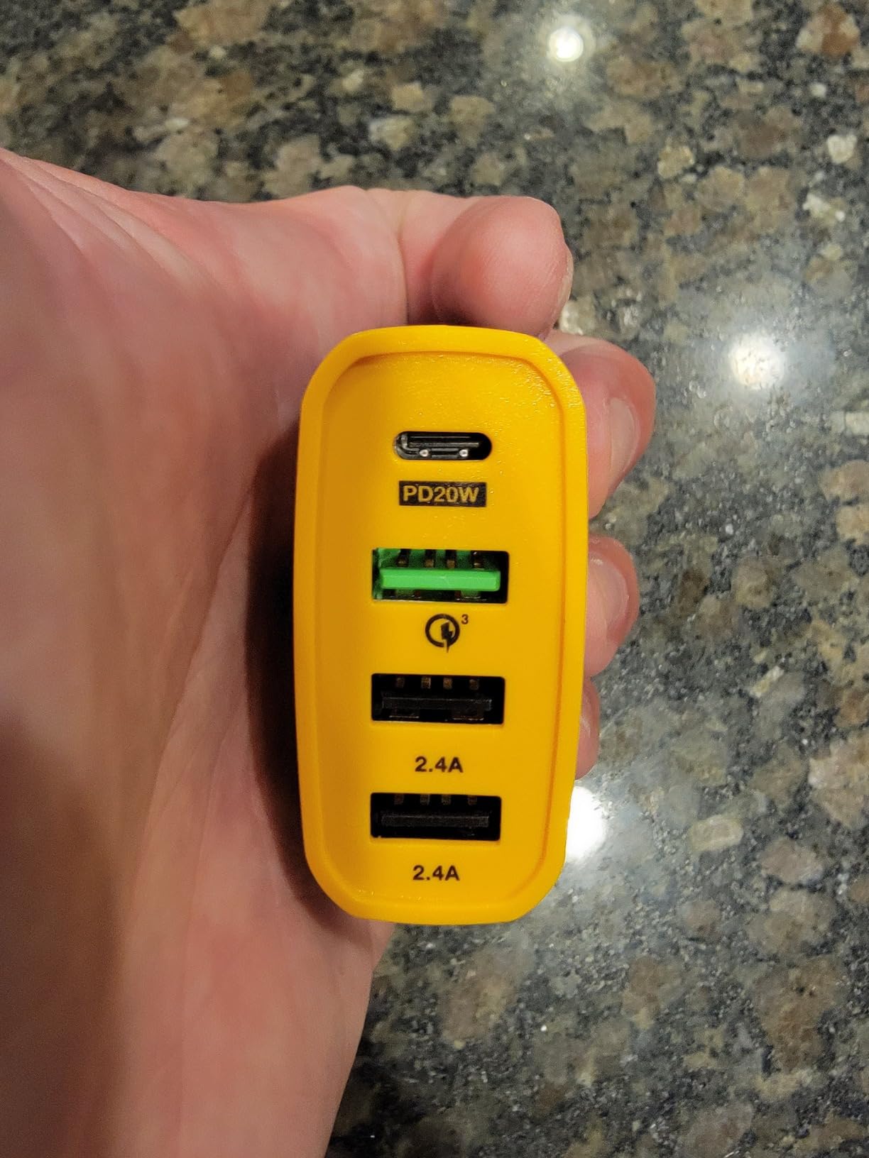 Solid charger