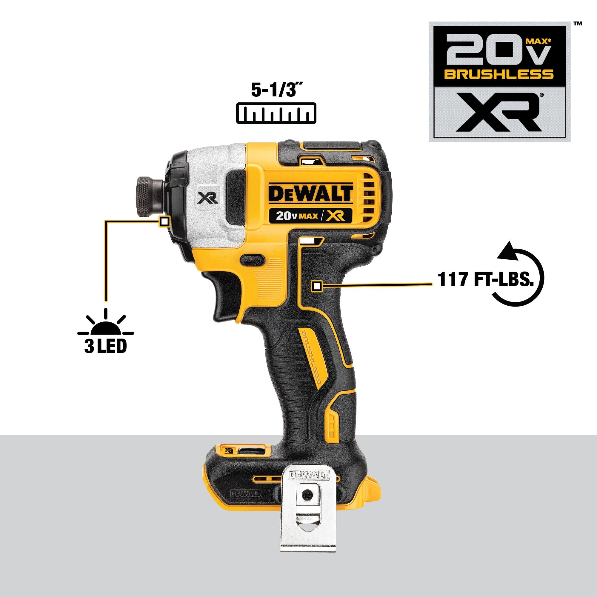 dewalt-dck299m2-20v-max-xr-hammer-drill-impact-driver-kit-with-4-0ah-batteries image 4
