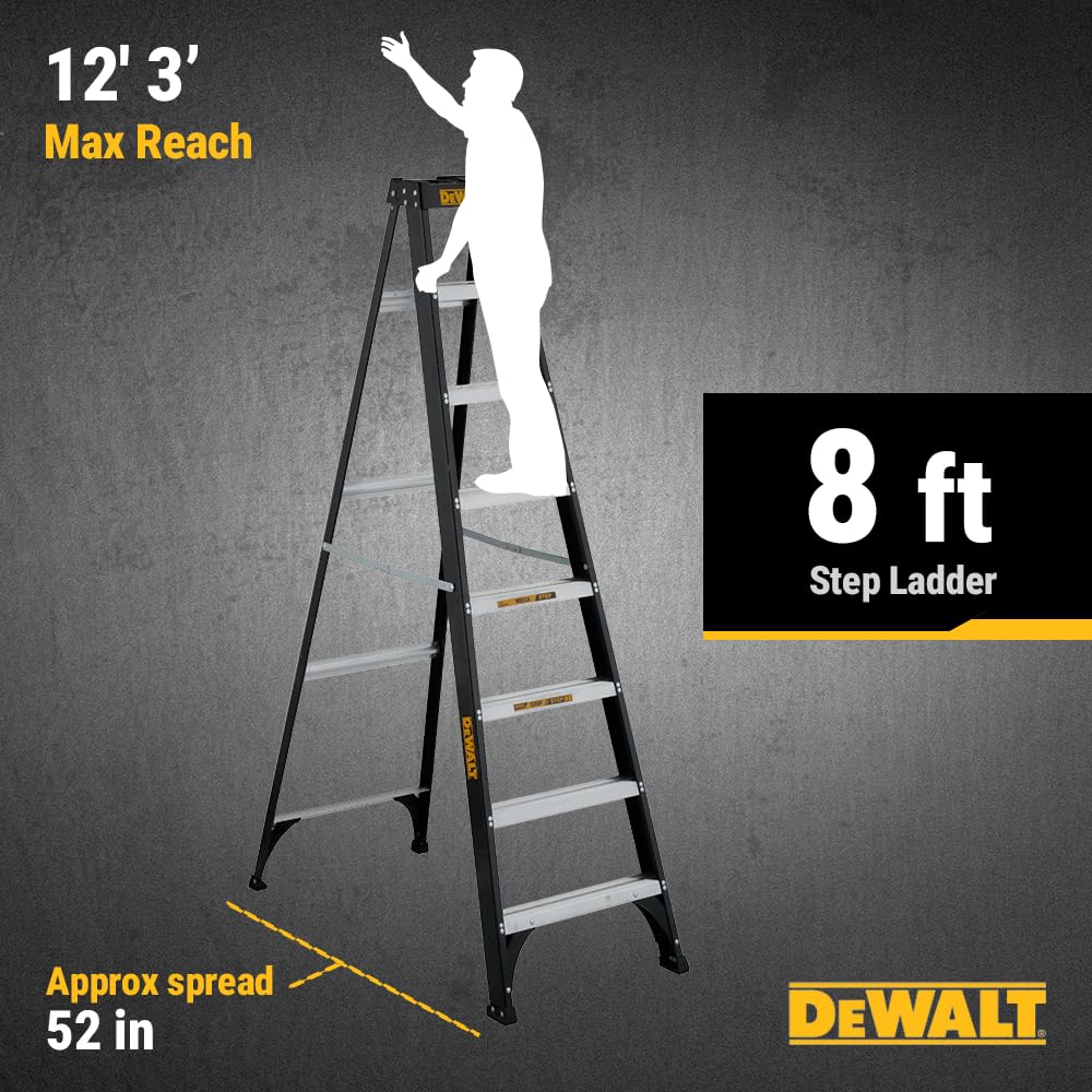 dewalt-dxl3110-08-8-ft-type-i-fiberglass-stepladder-250-lb-capacity image 5