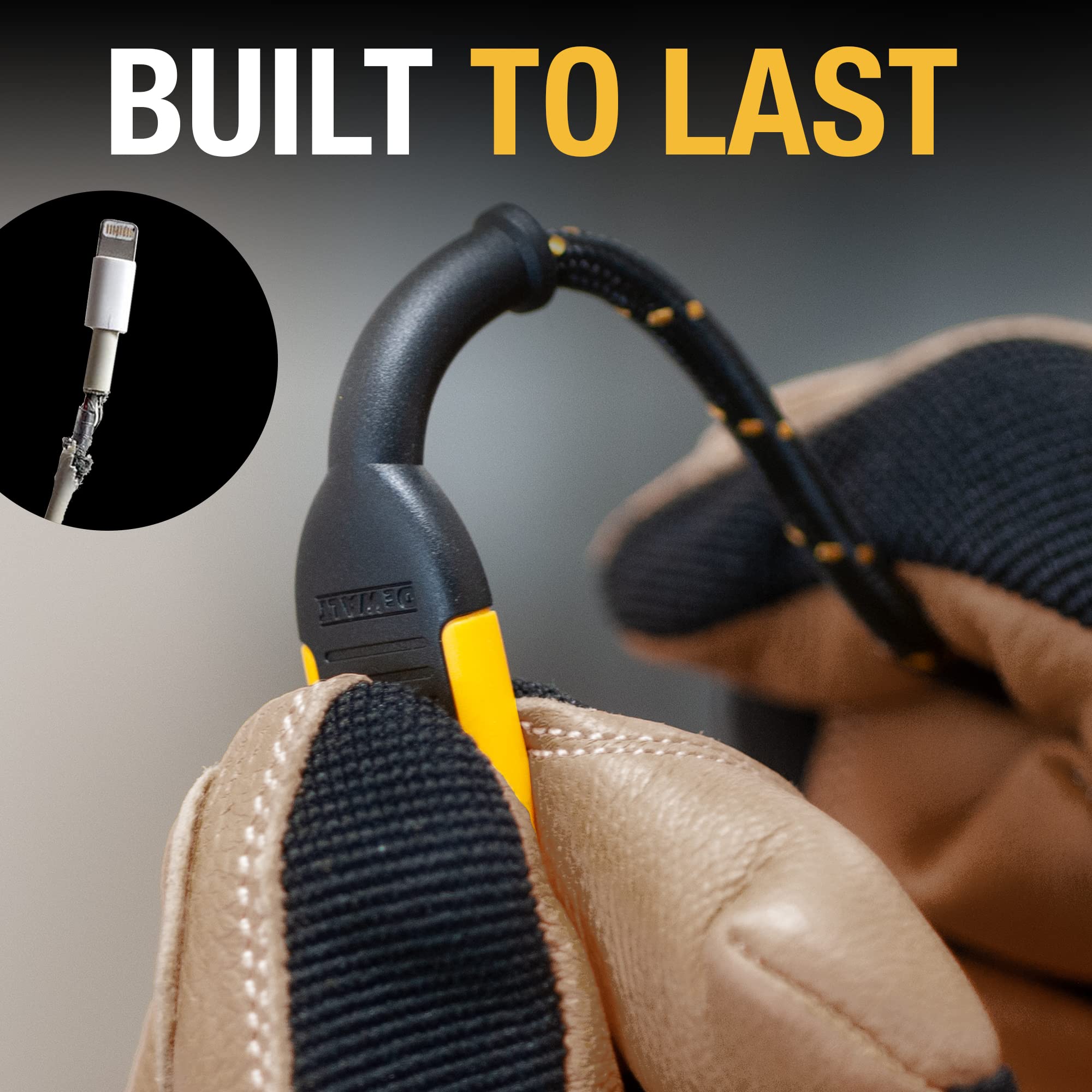 dewalt-heavy-duty-3-in-1-multi-charging-cord-6-ft-lightning-usb-c-micro-usb image 5