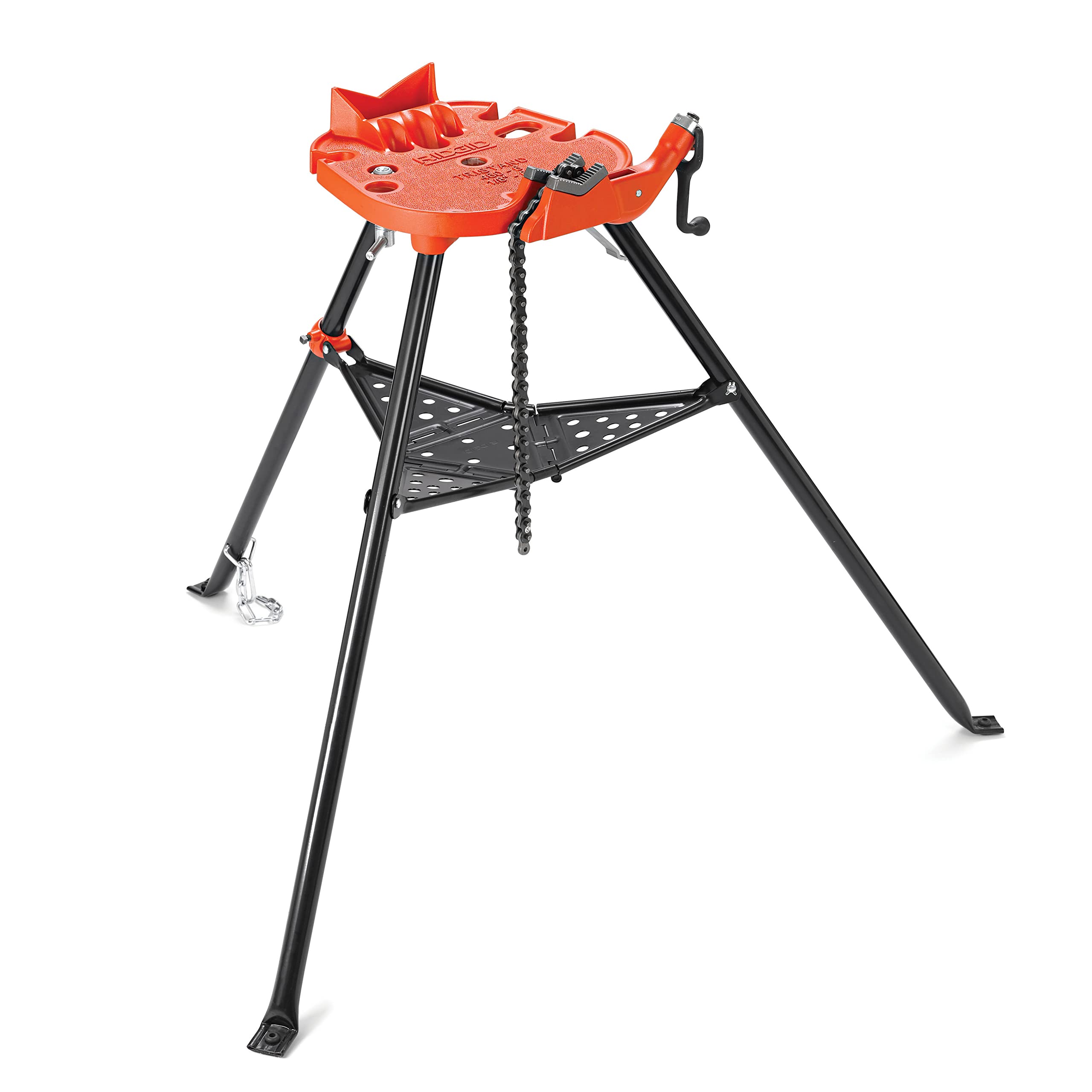 ridgid-36273-portable-tristand-chain-vise-red image 1