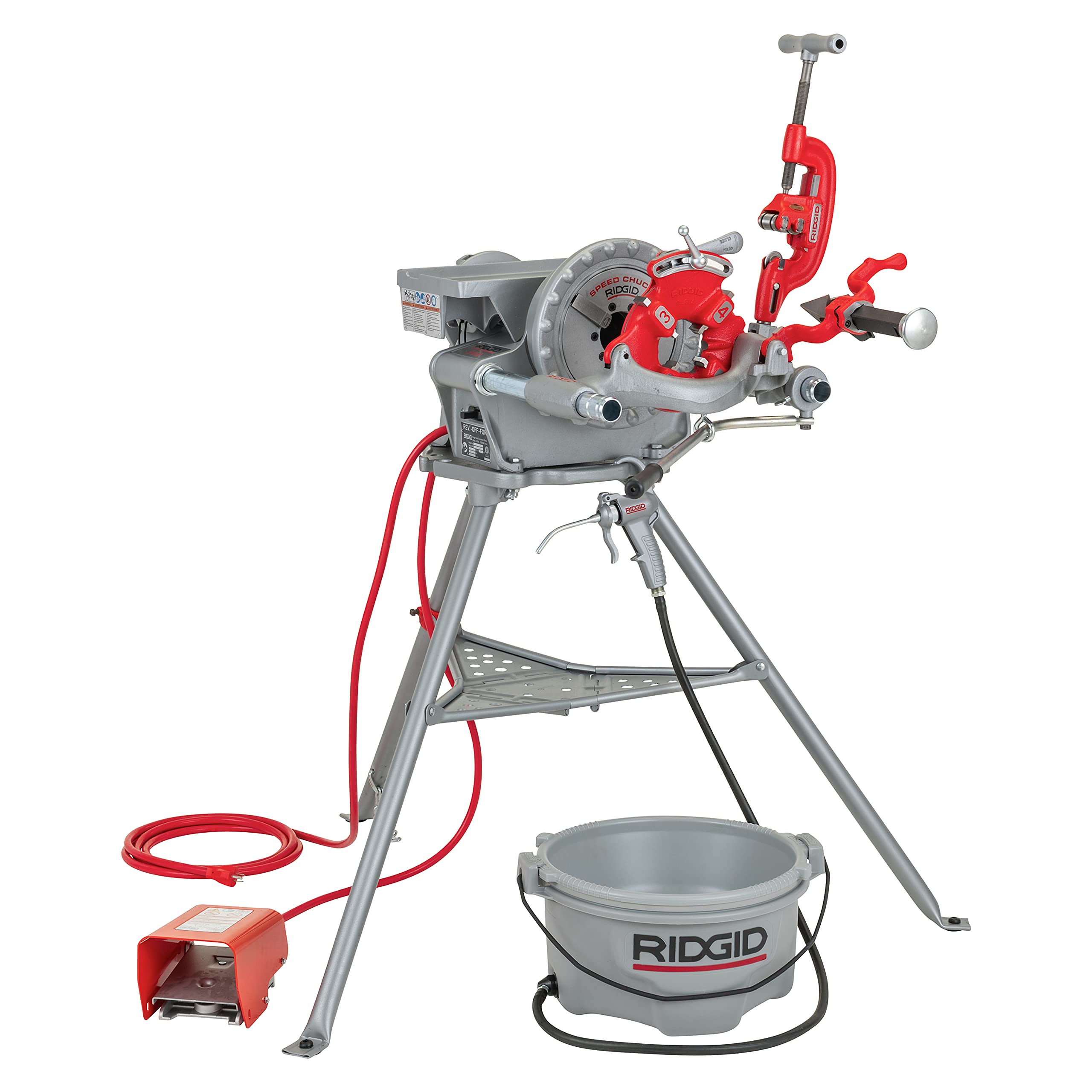 ridgid-300-power-drive-complete-pipe-threading-machine-15682-38-rpm-with-die-hea image 1
