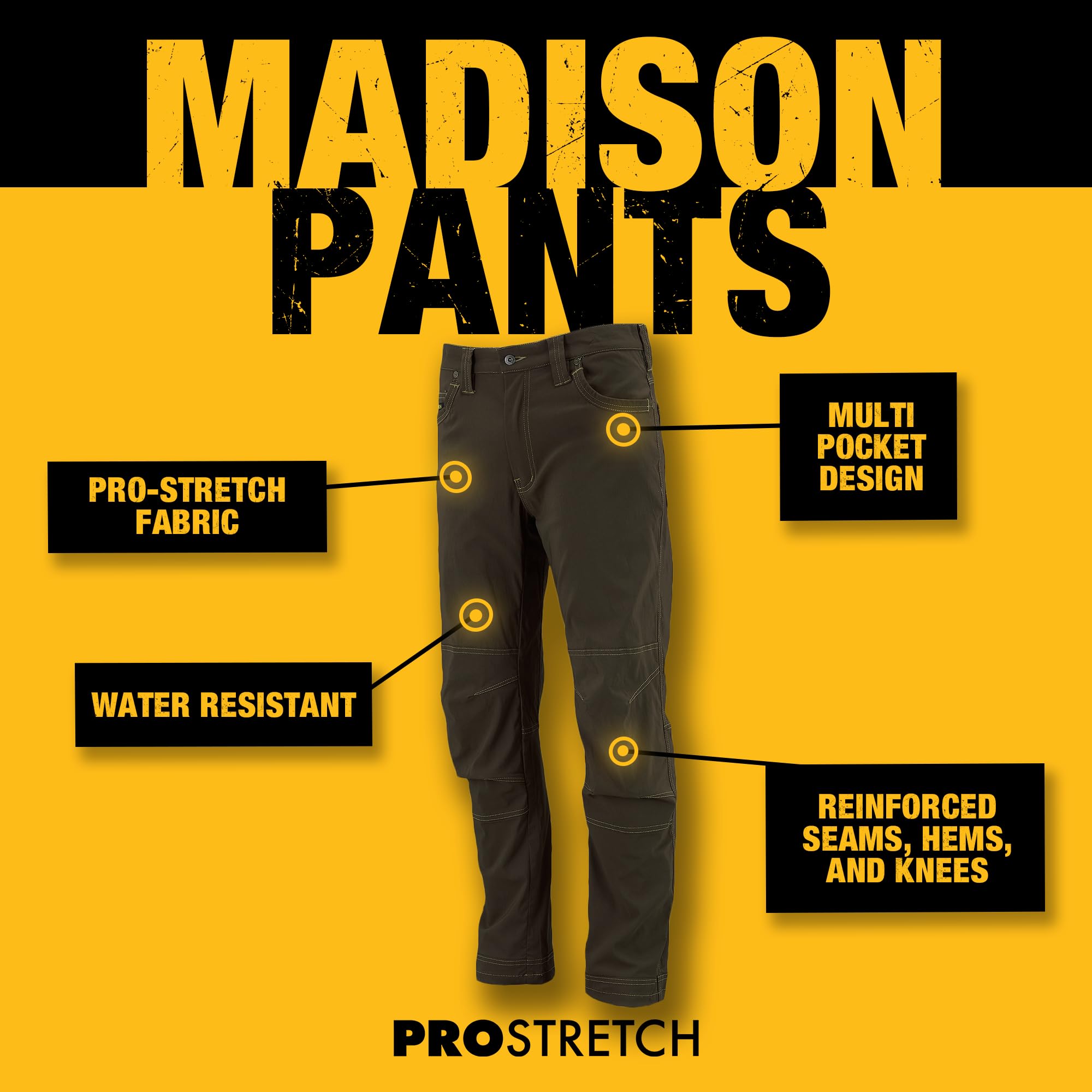 dewalt-madison-men-s-pro-stretch-water-resistant-work-pants image 2