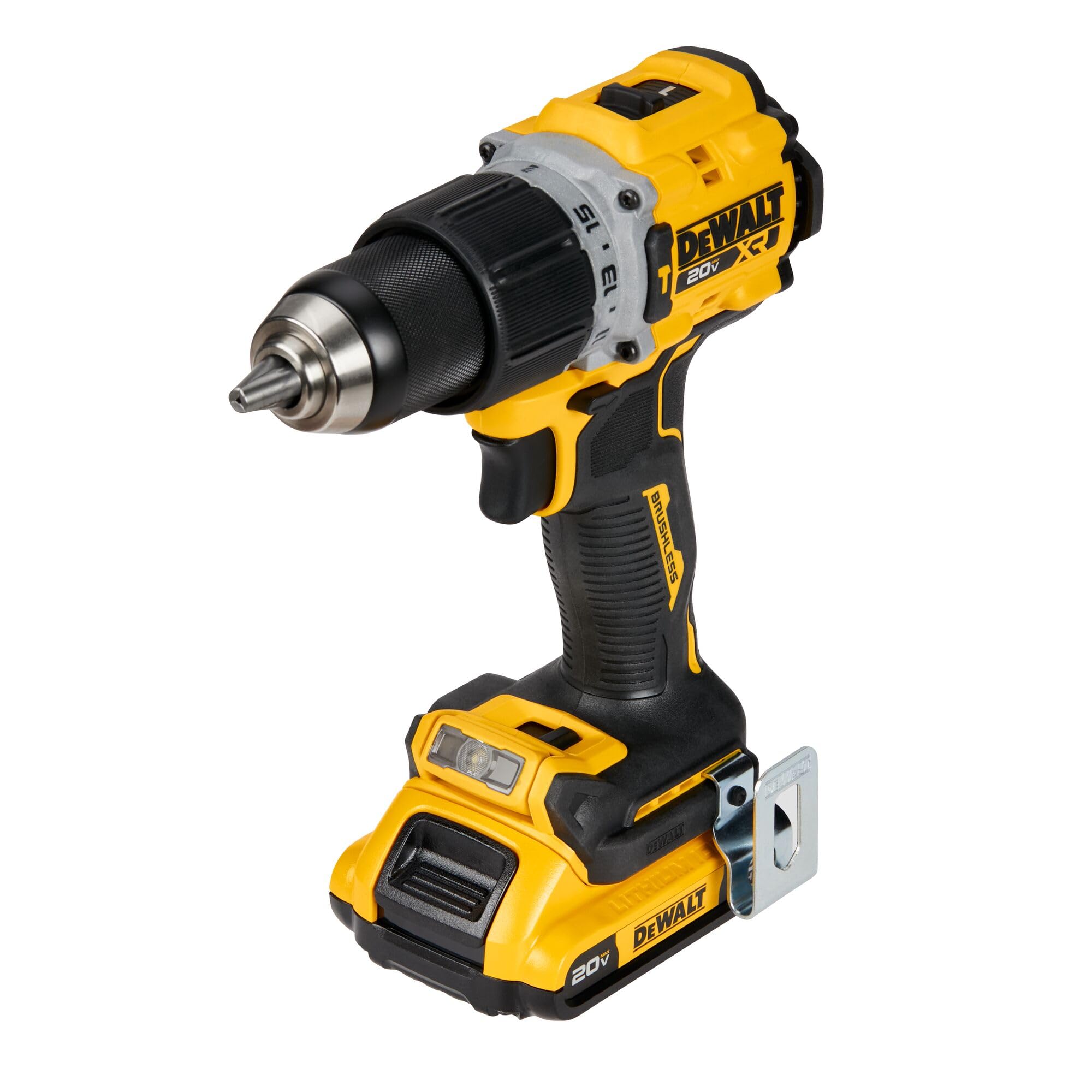 dewalt-20v-max-xr-dcd805d2-brushless-1-2-hammer-drill-driver-kit image 6