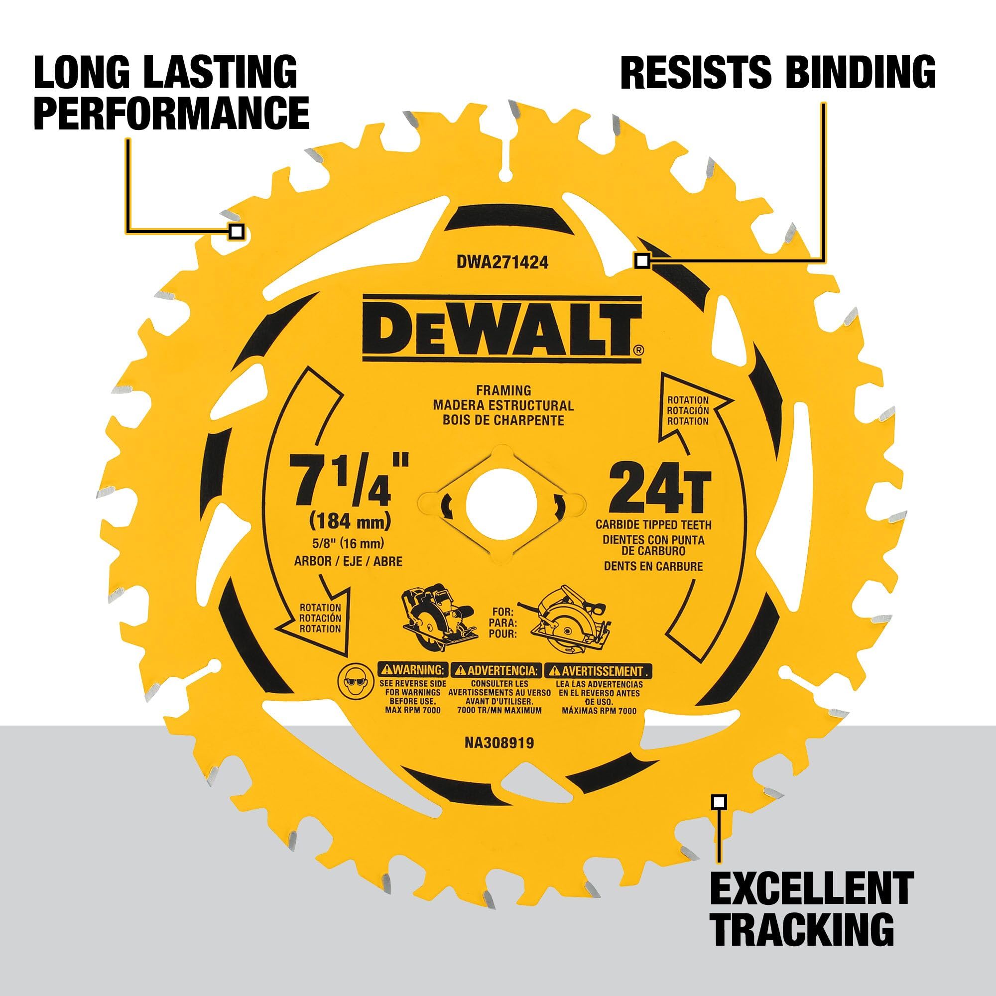 dewalt-7-1-4-in-24t-tungsten-carbide-circular-saw-blade-10-pack image 2