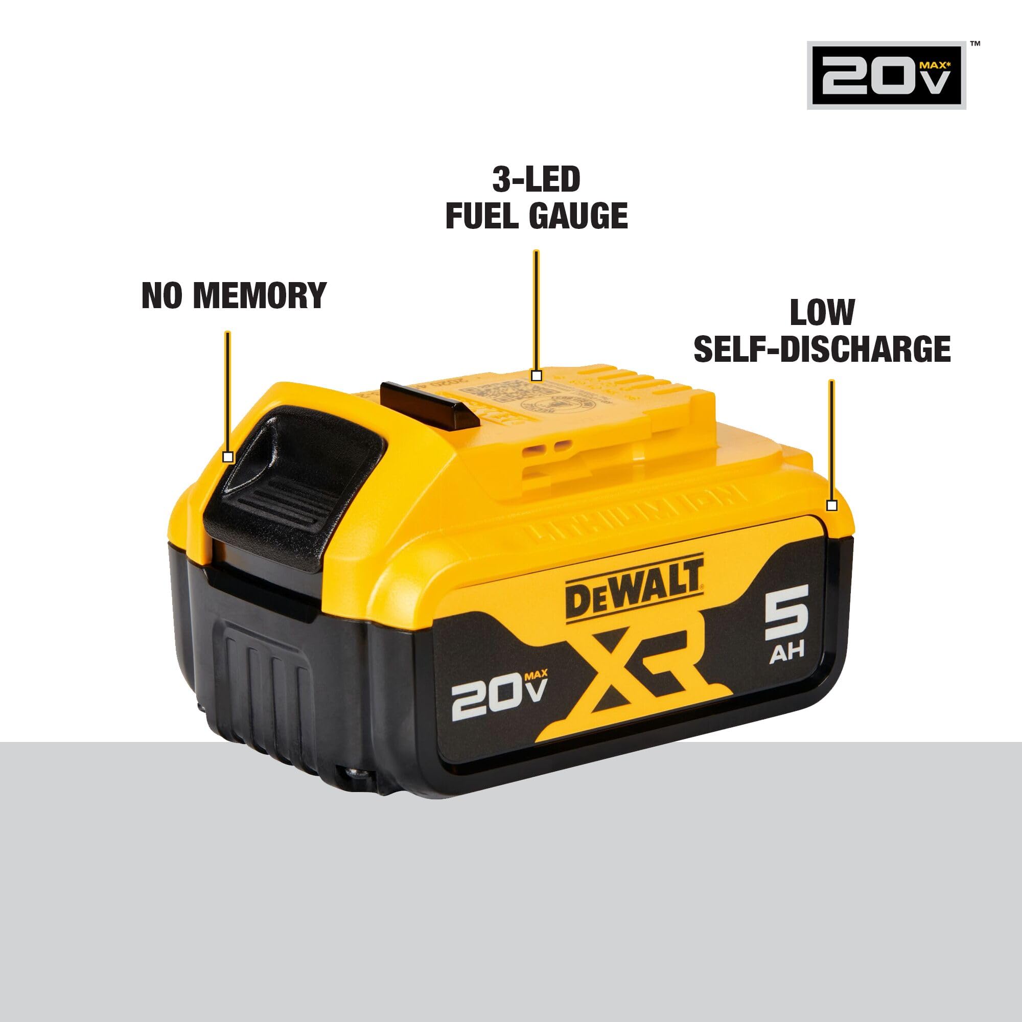 dewalt-dcb205-2-20v-max-xr-5ah-lithium-ion-battery-2-pack image 4