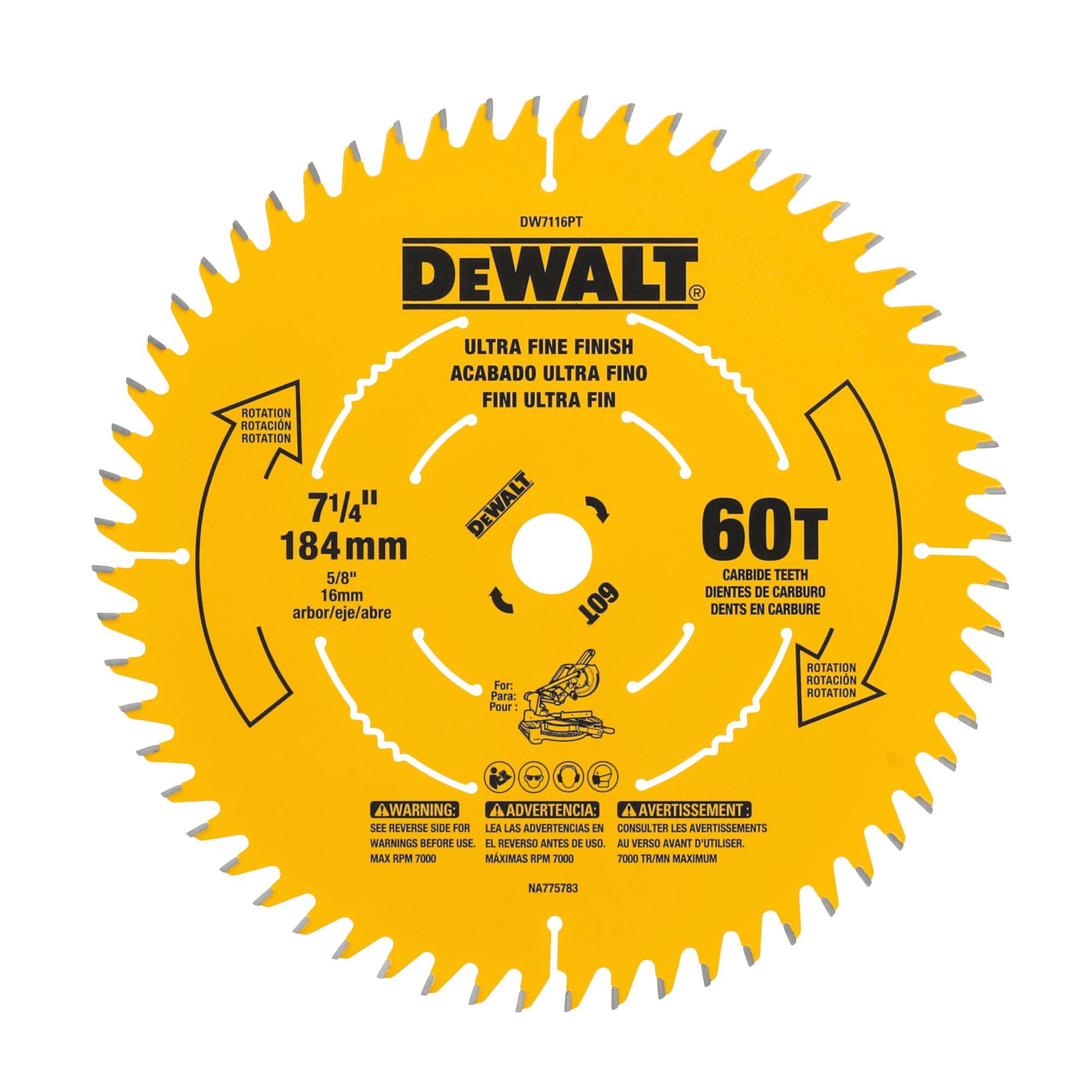 dewalt-dw7112pt-7-1-4-inch-24t-precision-trim-miter-saw-blade image 6