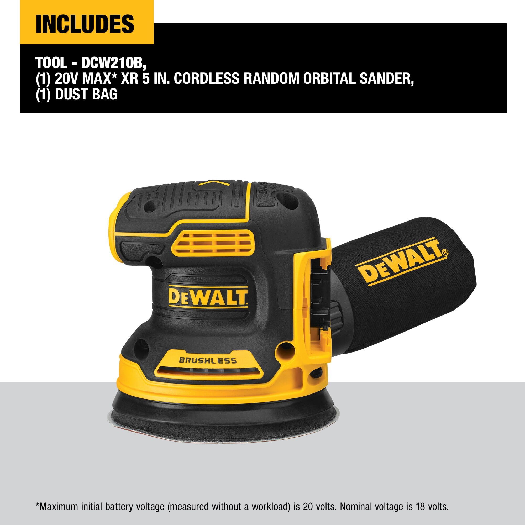 dewalt-dcw210b-20v-max-xr-brushless-random-orbital-sander-tool-only image 3
