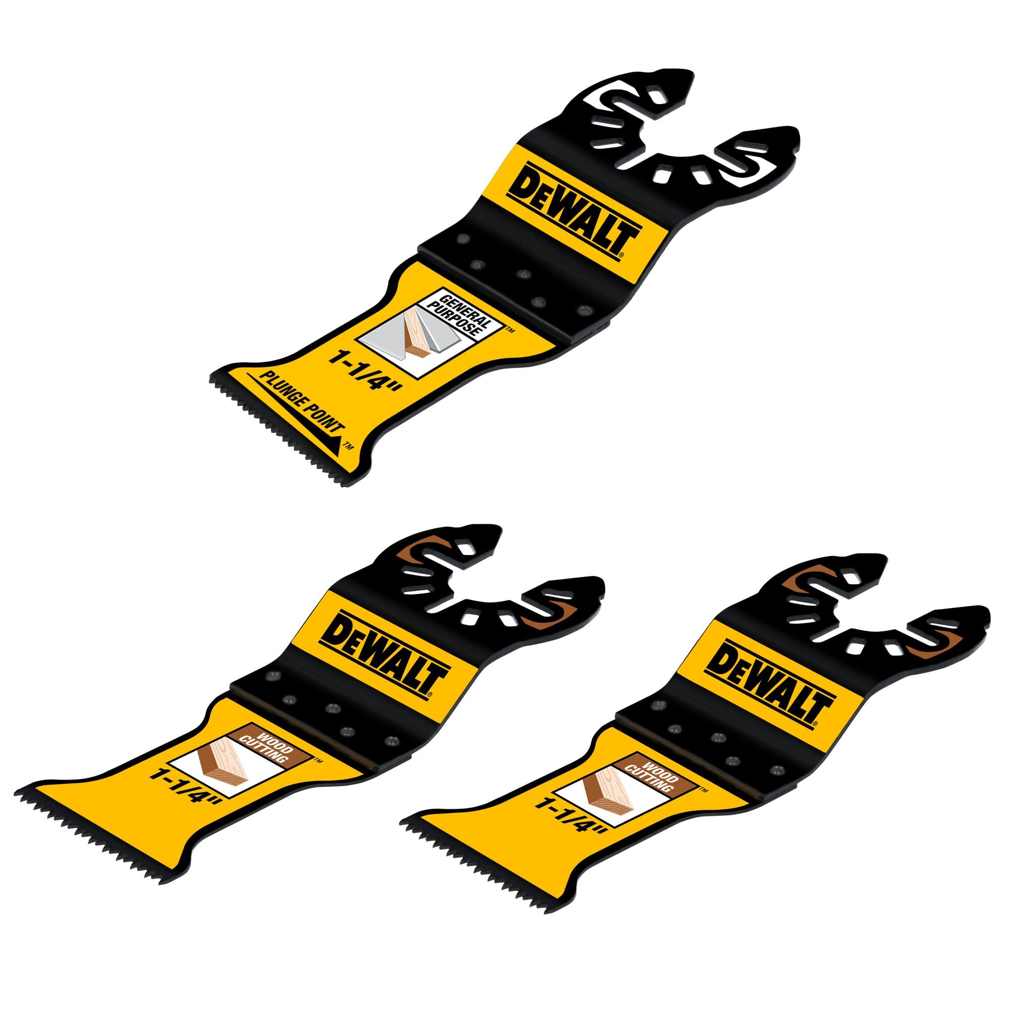 dewalt-3-piece-oscillating-tool-blade-set-dwa4206bm-3-plungepoint-general-purpos image 1