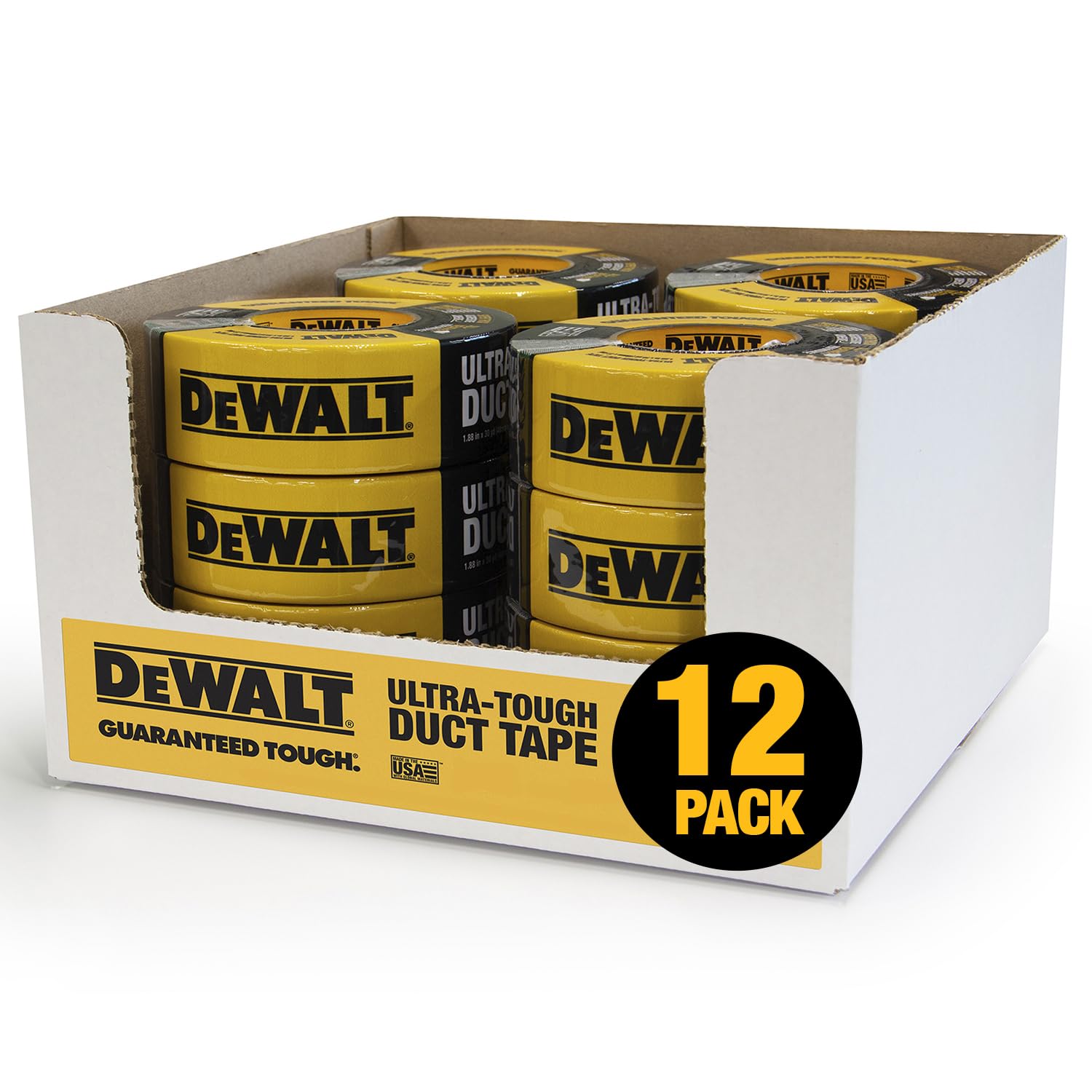 dewalt-ultra-tough-duct-tape-1-88-in-x-10-yd-12-pack-black image 7