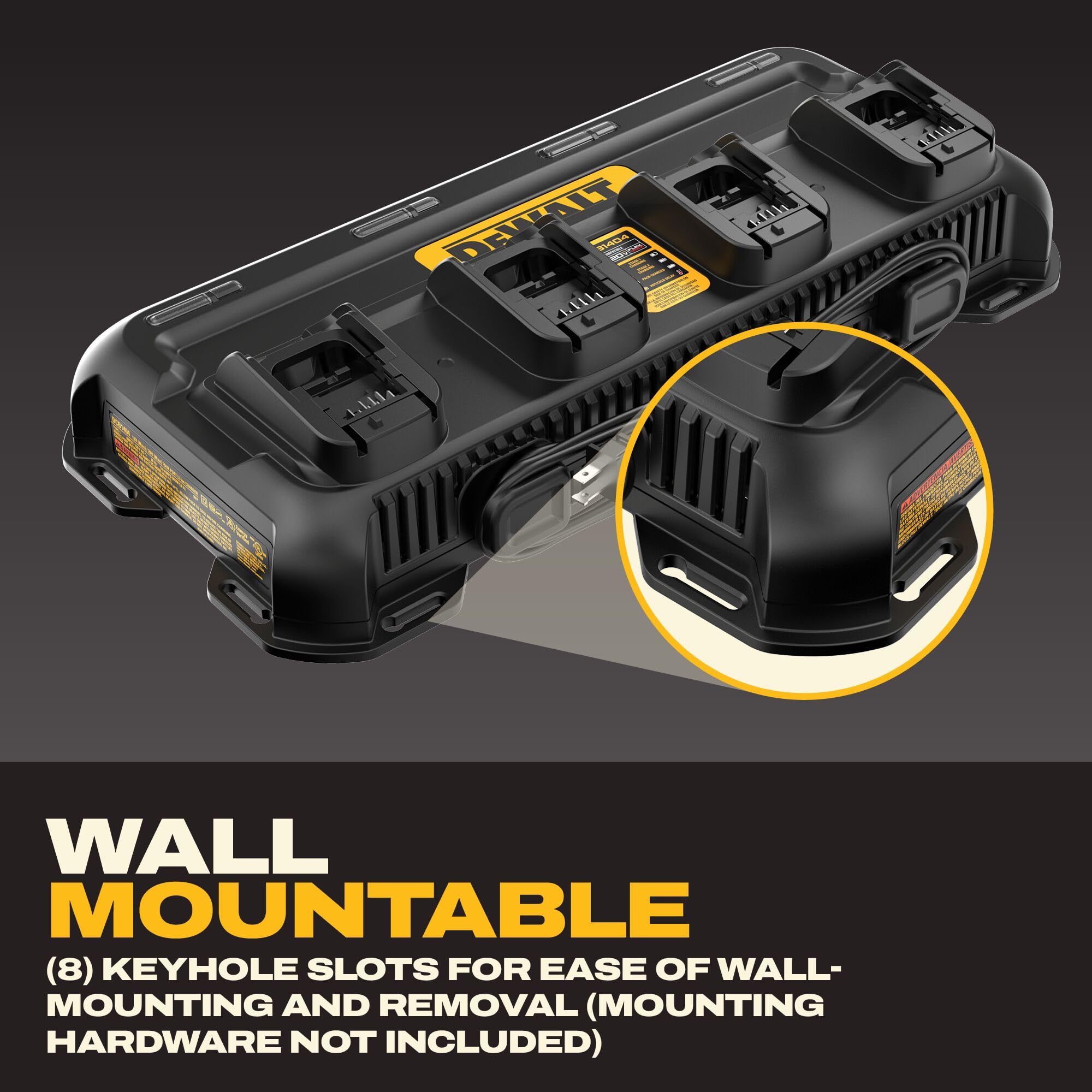 dewalt-dcb1404-4-amp-multiport-fast-charger-for-12v-max-20v-max-and-flexvolt-bat image 5
