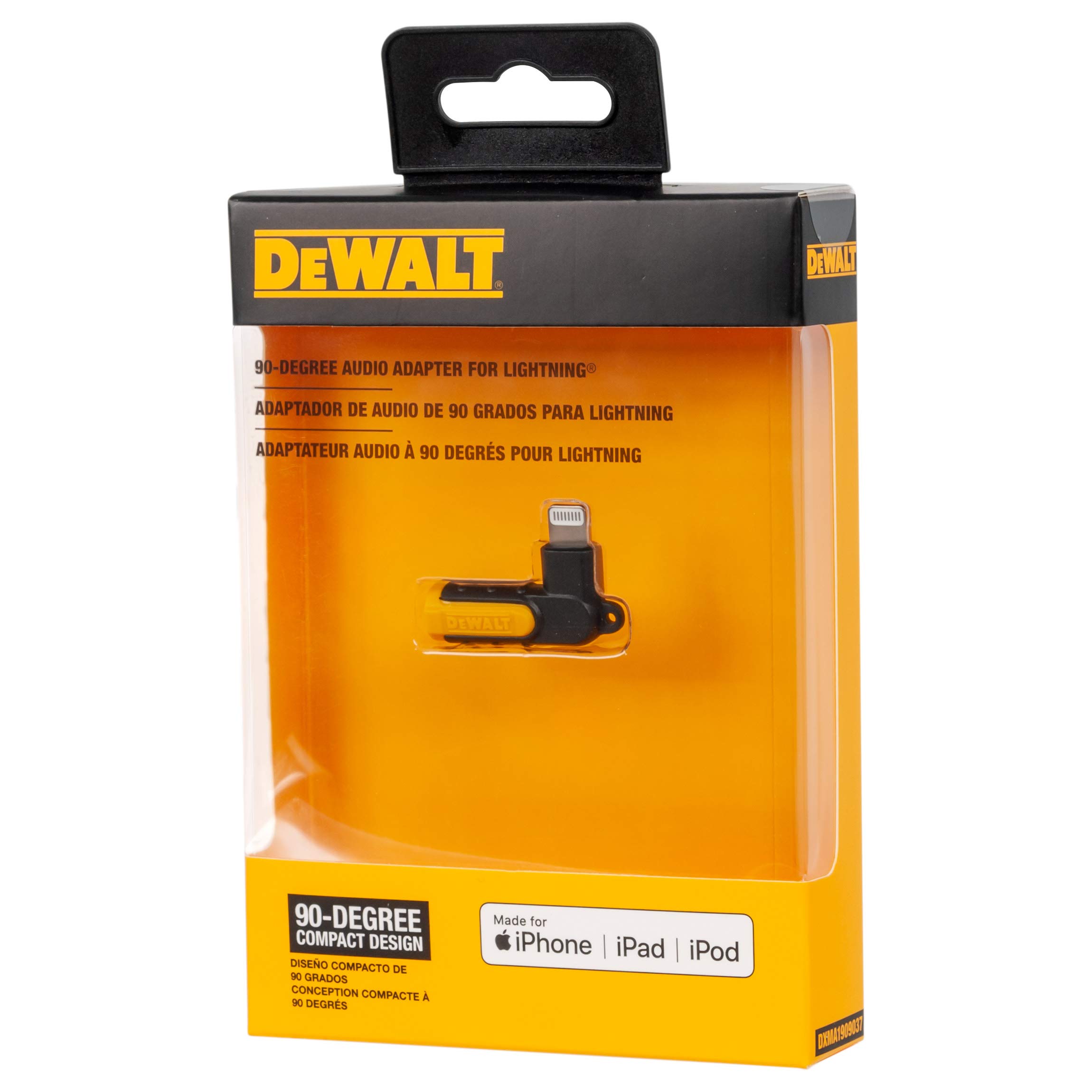 dewalt-heavy-duty-90-degree-3-5mm-to-lightning-adapter-for-iphone image 6