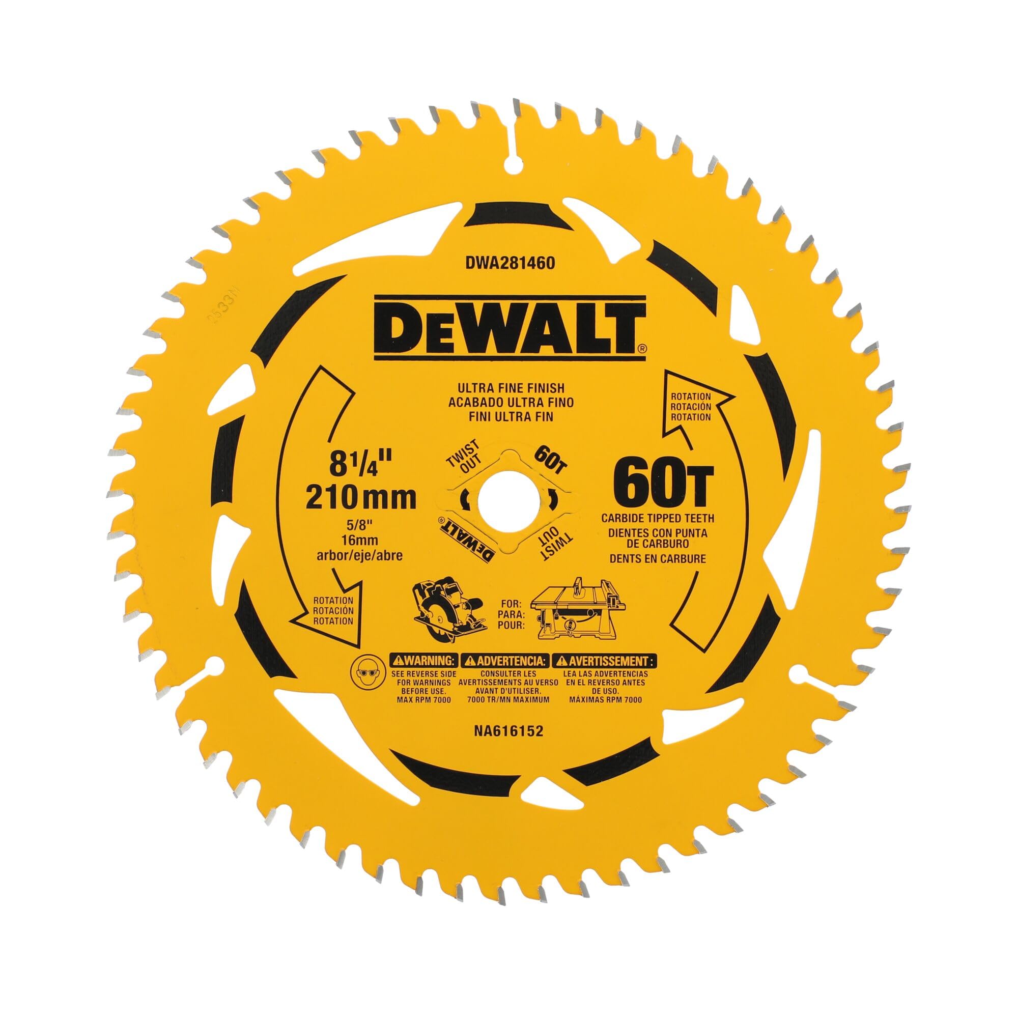 dewalt-dwa281460-8-1-4-in-60t-carbide-tipped-circular-saw-blade image 1