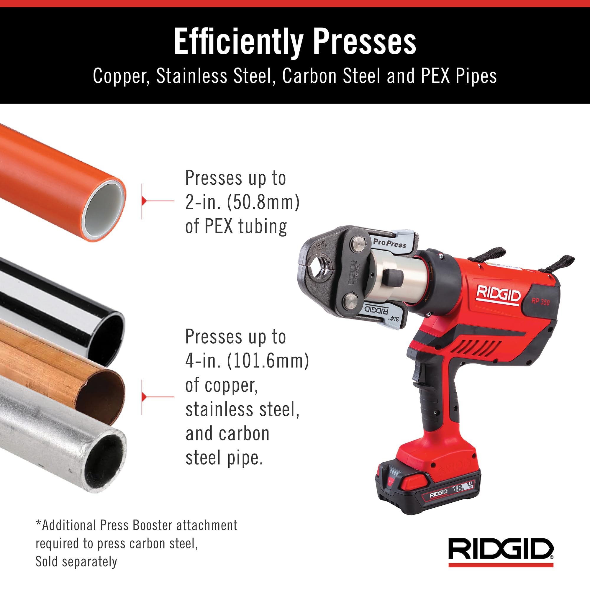 ridgid-67053-rp-350-propress-8-piece-pressing-tool-kit-18v-battery-charger-4-jaw image 5